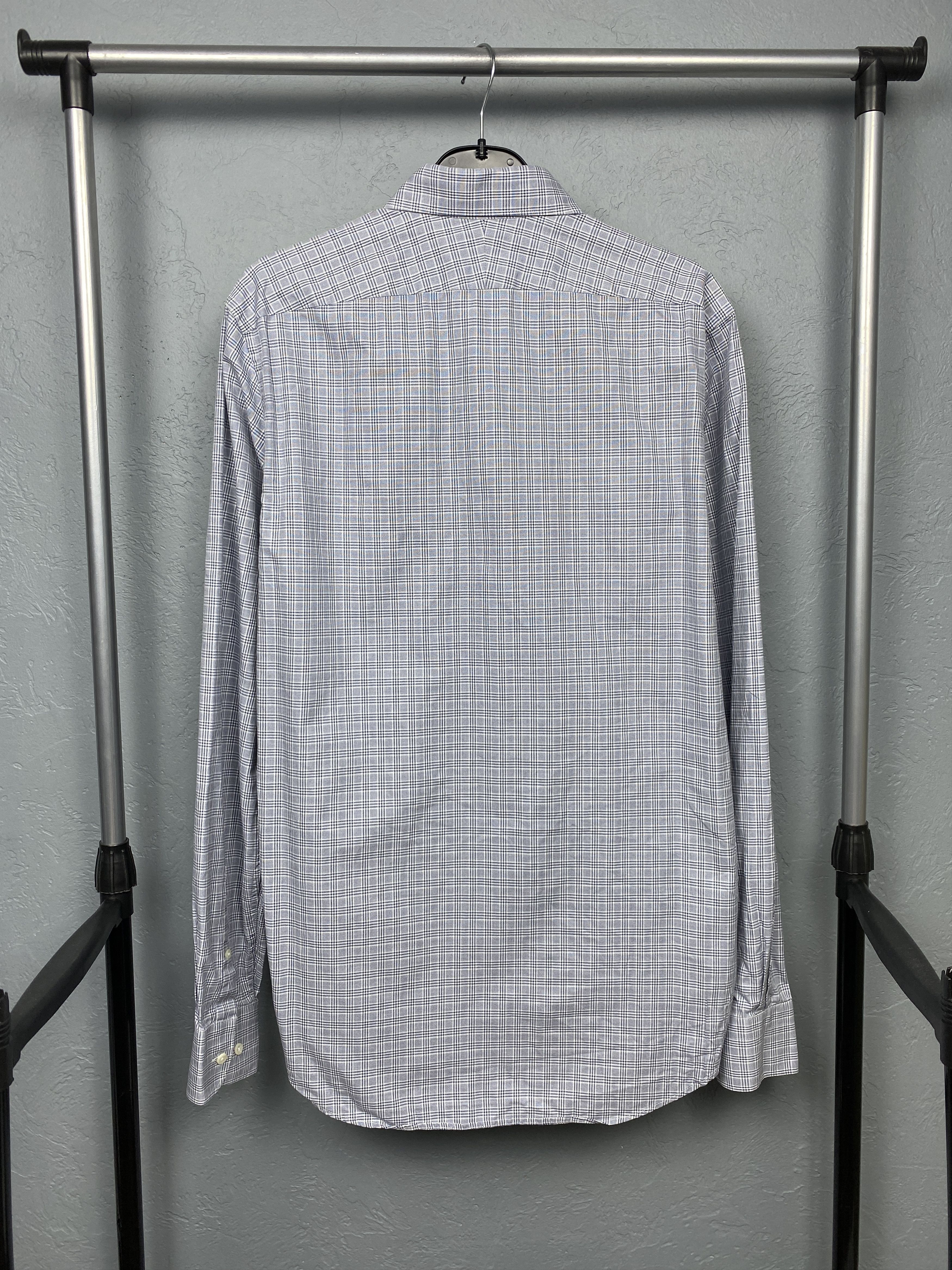 Suitsupply Suitsupply Egyptian Cotton Mens Long Sleeve Shirt Size US L / EU 52-54 / 3 - 7 Thumbnail