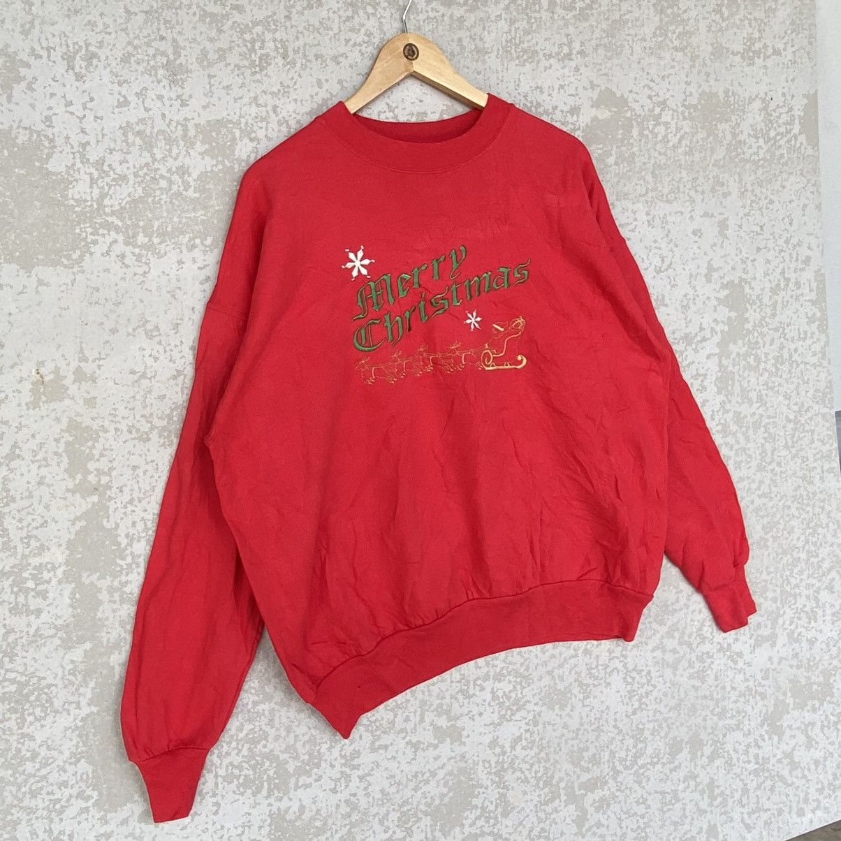 Other Vintage Hanes Big Embroidery Crewneck Sweatshirt Re Size L / US 10 / IT 46 - 3 Thumbnail