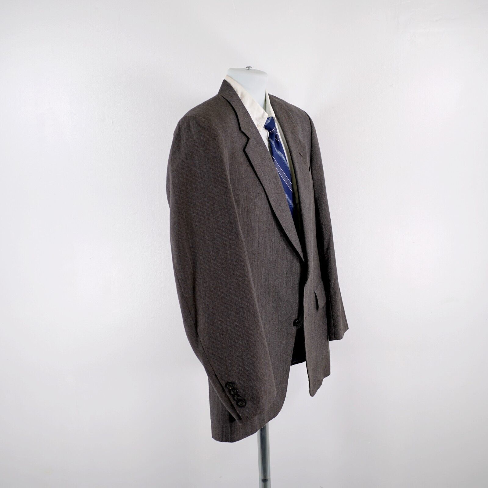 Hickey Freeman Hickey Freeman The Boardroom Wool Blend Beige Birdseye 2 But Size 40R - 8 Thumbnail