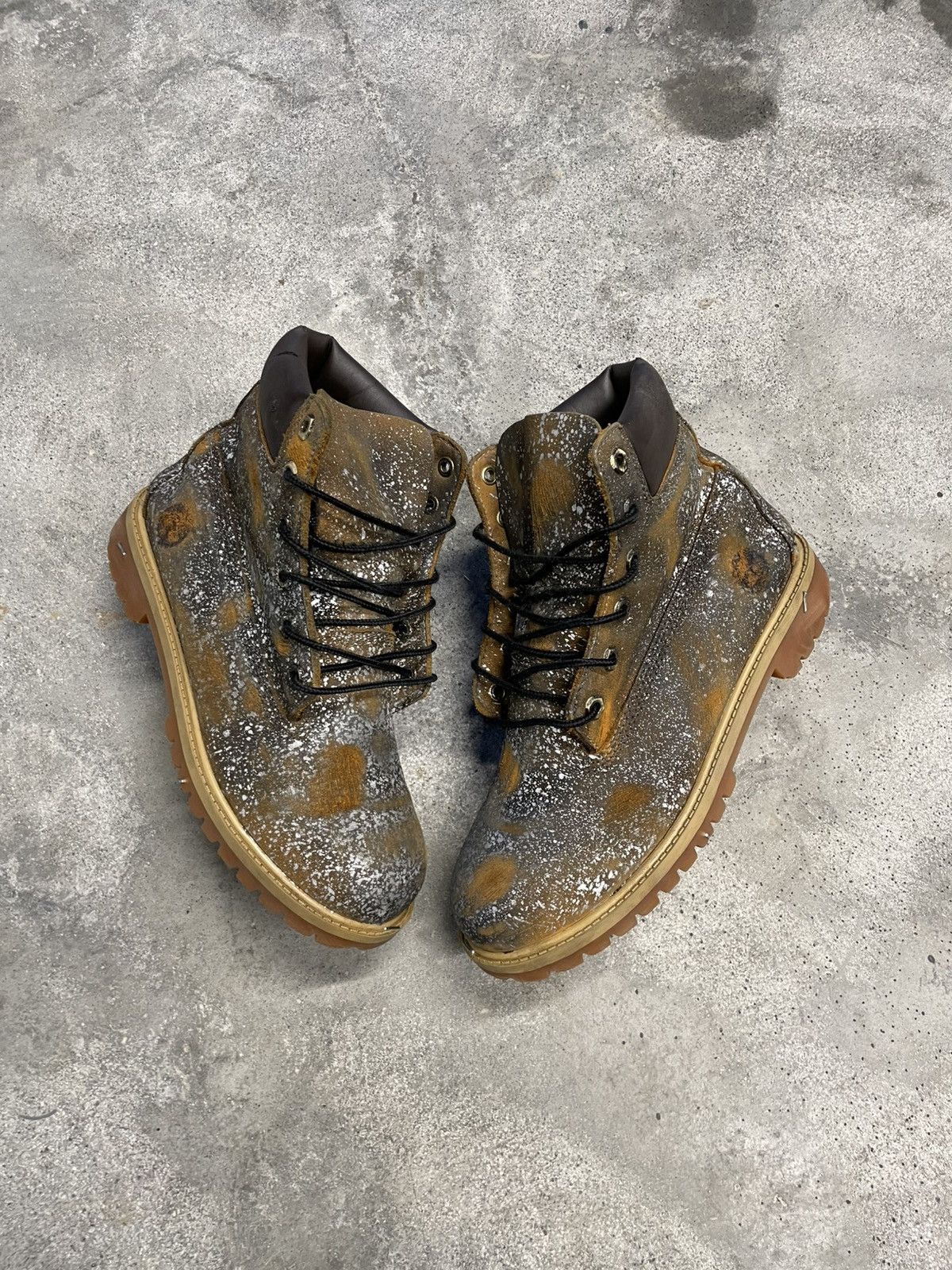 Timberland Swag shoes Timberland opium costumised avant garde rare 2k20 Size US 5.5 / EU 38 - 1 Thumbnail
