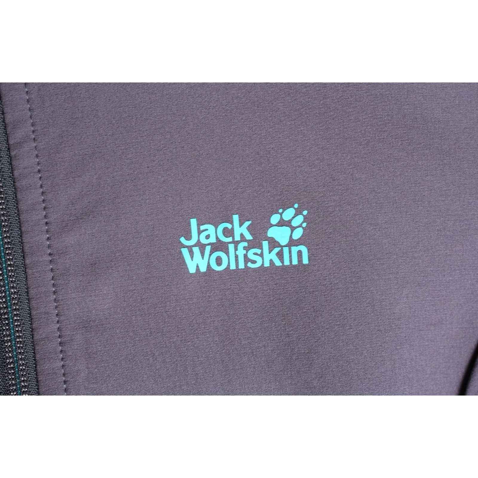 Jack Wolfskin Jack Wolfskin Flex Shield Hooded Soft Shell Jacket Women Size M Purple Grey MJ5564 Size M / US 6-8 / IT 42-44 - 4 Thumbnail