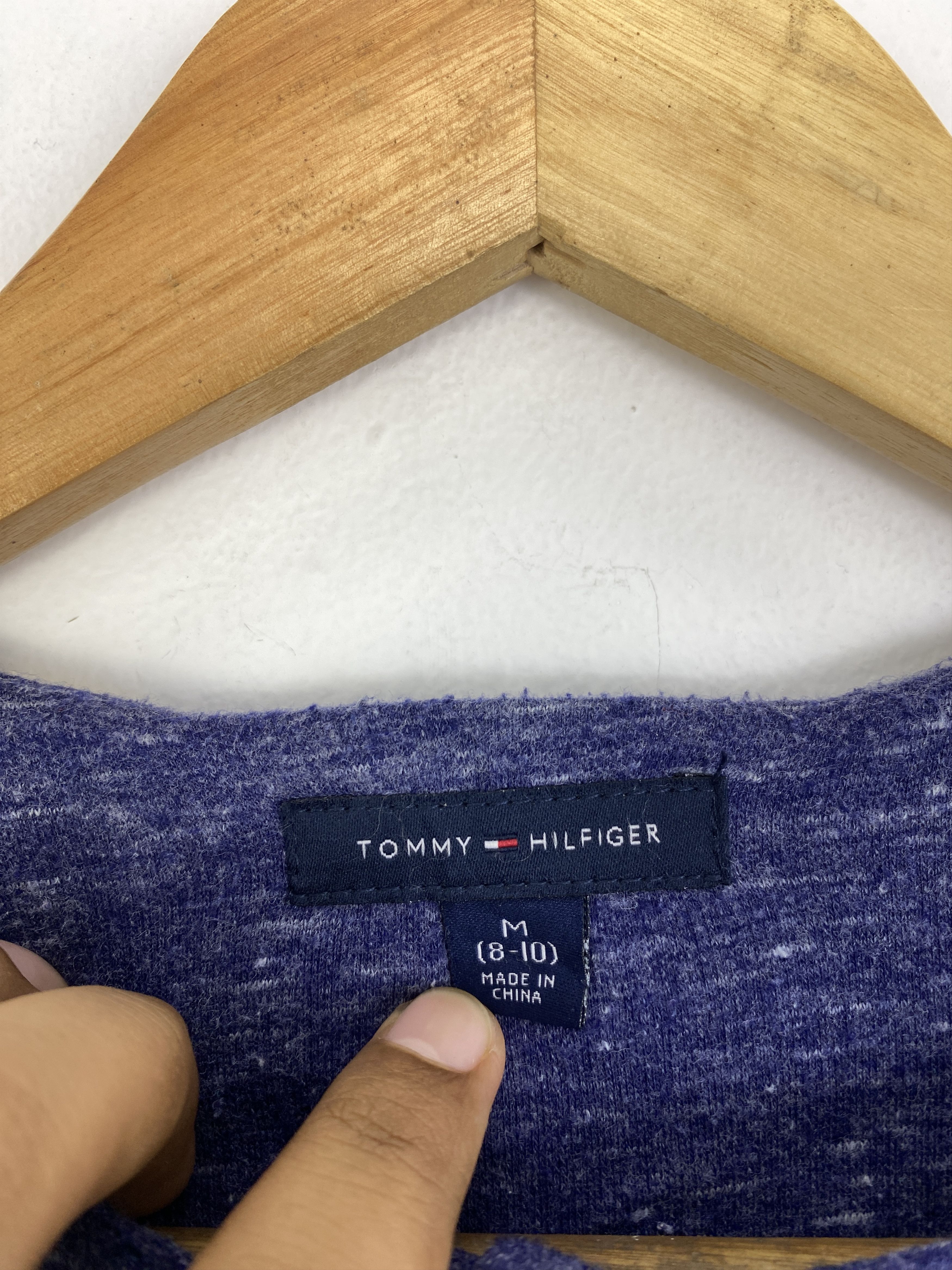 Tommy Hilfiger Vtg Tommy Hilfiger Knit Blazers with white trim JA0192 Size US M / EU 48-50 / 2 - 5 Thumbnail
