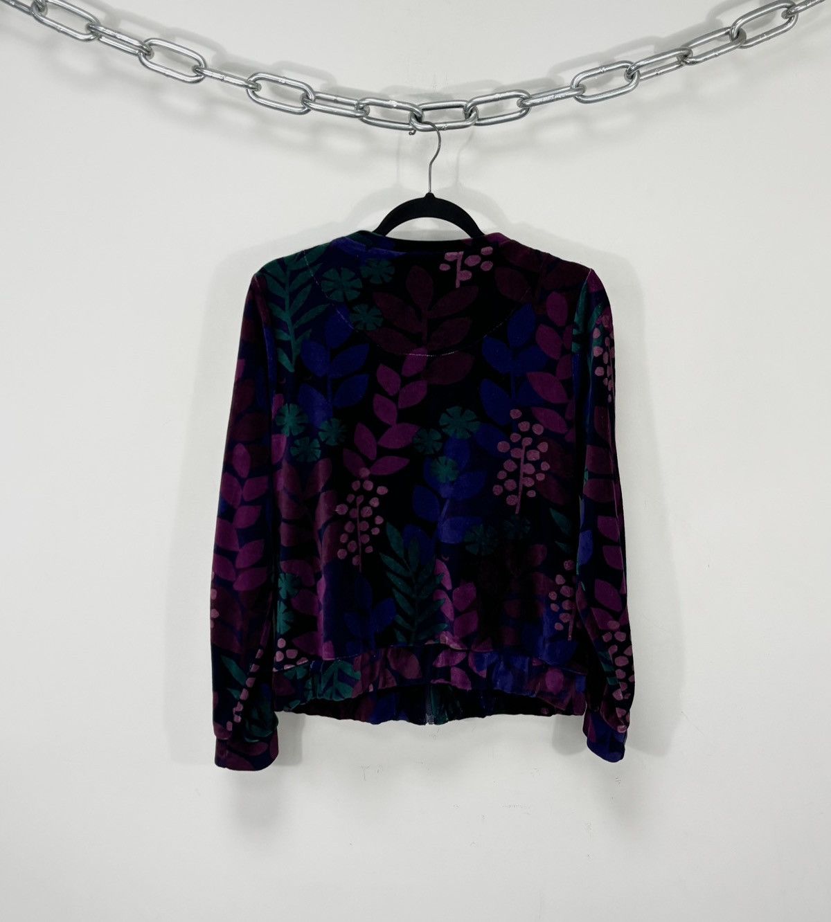 Gudrun Sjoden Gudrun Sjoden Women’s Velour Floral Set Skirt/Jacket Size M / US 6-8 / IT 42-44 - 3 Thumbnail