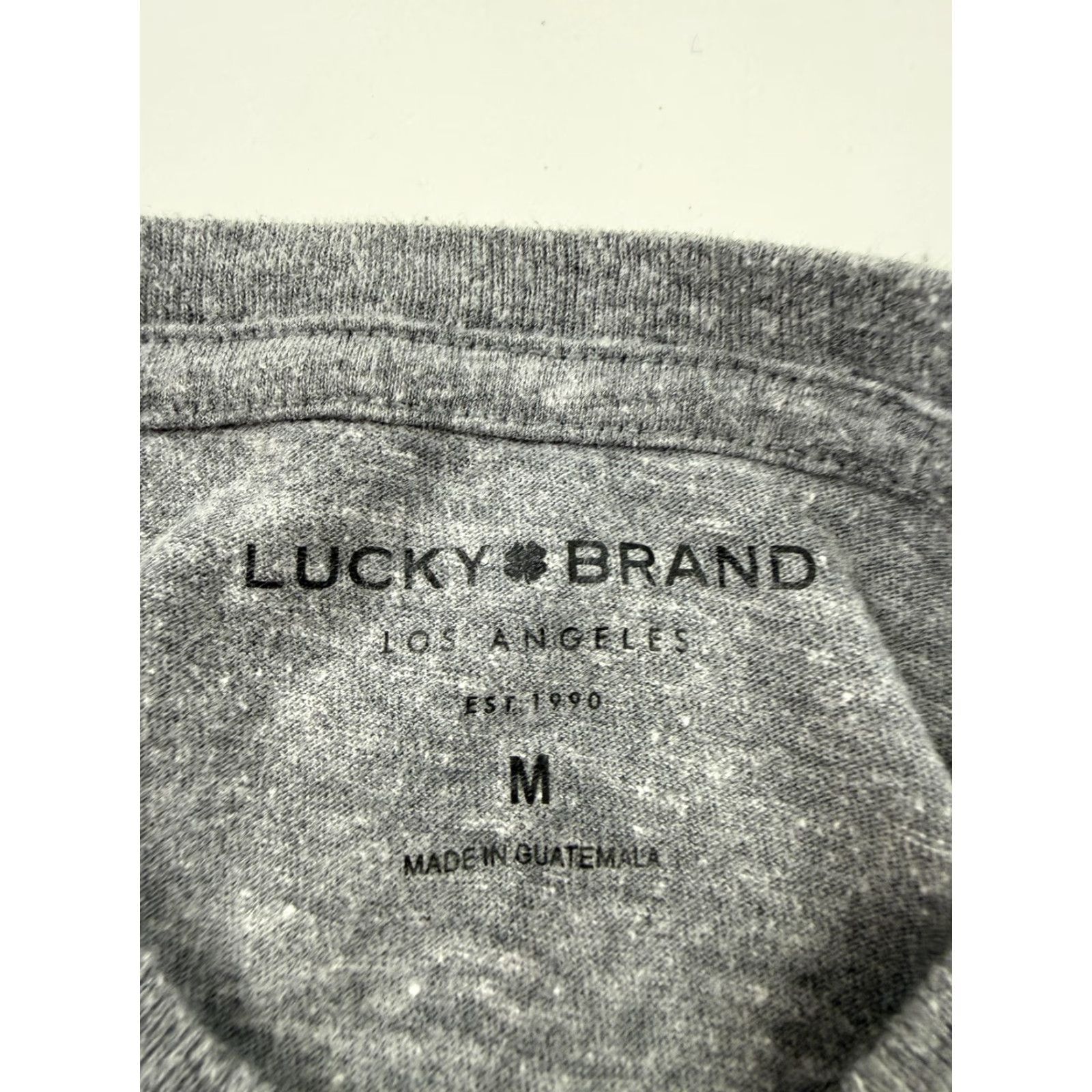 Lucky Brand Lucky Brand Shirt Mens Medium Gray 1957 Rock N Roll Graphic Tee Tagless Shirt Mens Size US M / EU 48-50 / 2 - 3 Thumbnail