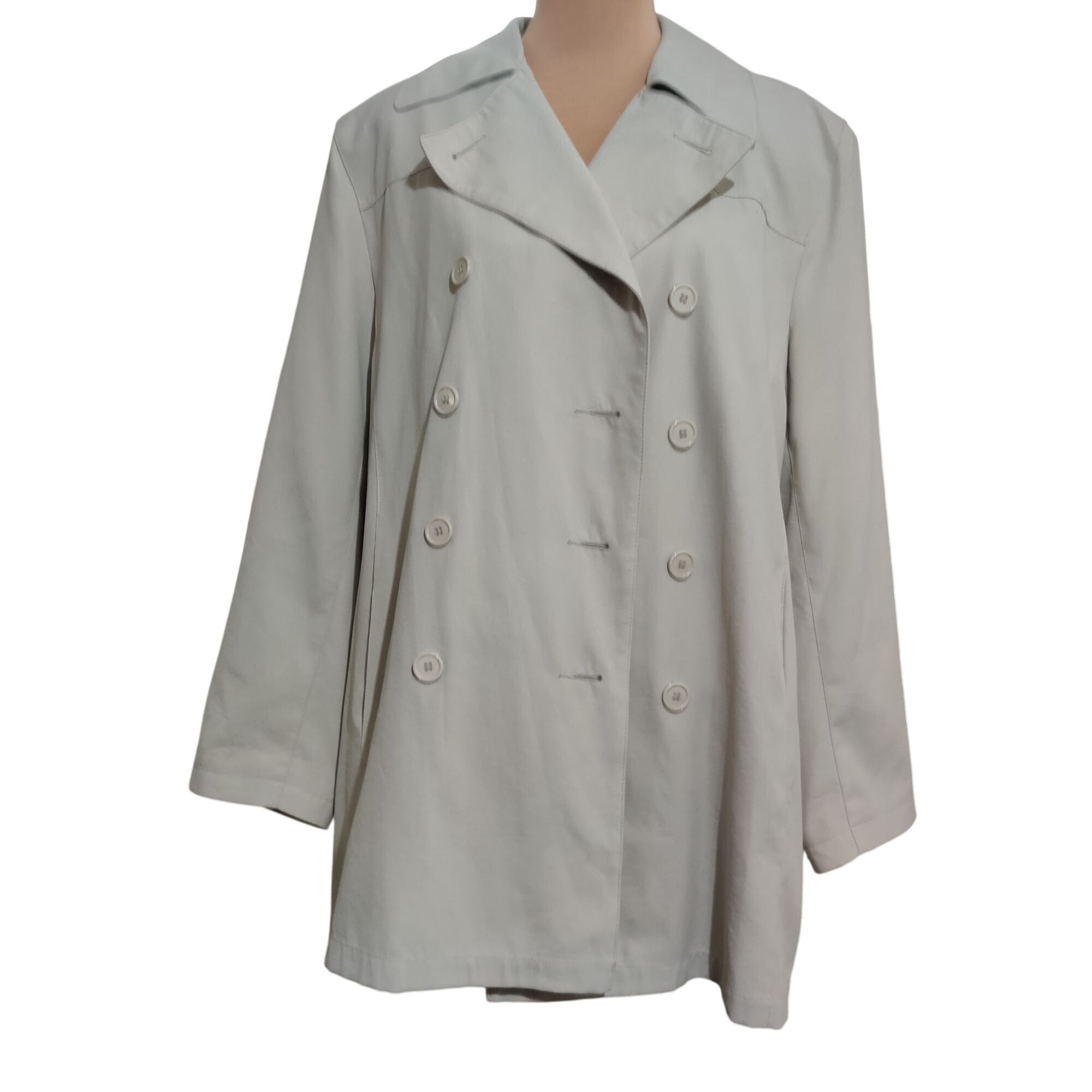 Other Valerie Stevens Womens Trench Coat Double Breasted Belted Mi Size XL / US 12-14 / IT 48-50 - 8 Thumbnail