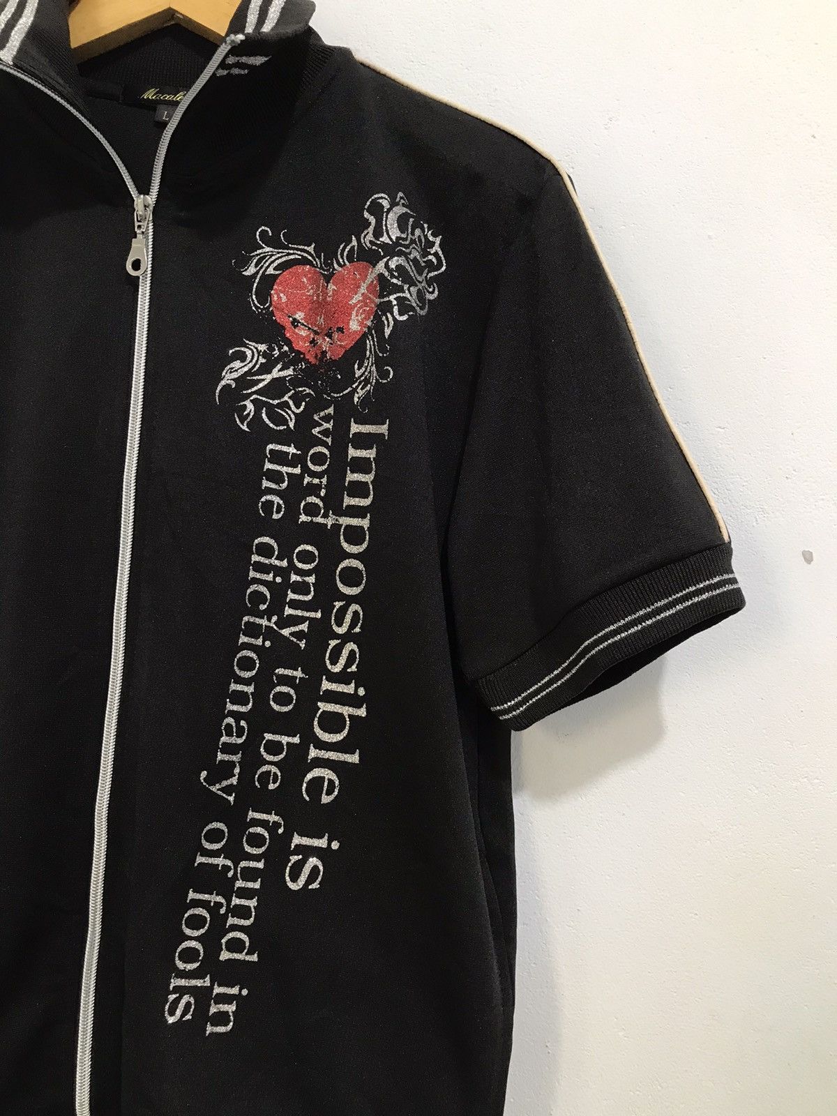 If Six Was Nine Macalester Poem Track Zip Jacket Gothic ifsix lgb punk style Size US L / EU 52-54 / 3 - 4 Thumbnail