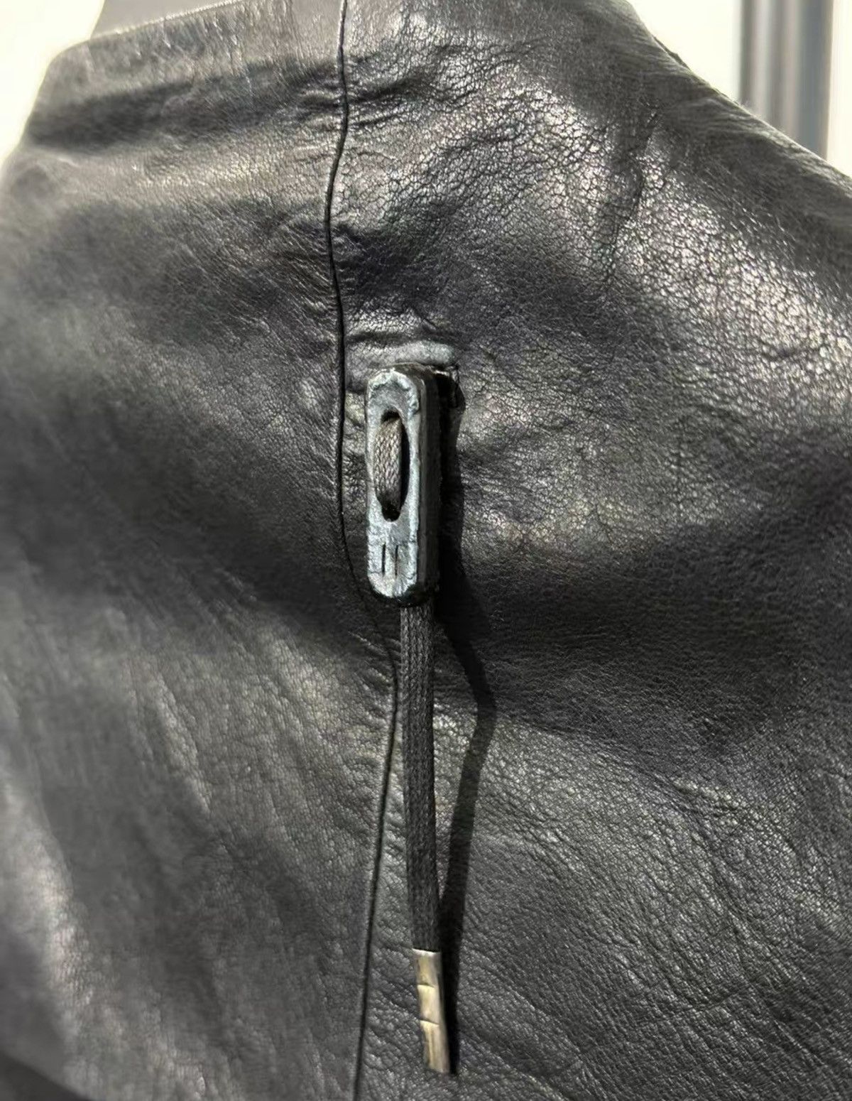 11 By Boris Bidjan Saberi 11ByBBS Mainline Leather & Denim Patchwork Jacket Size US S / EU 44-46 / 1 - 3 Thumbnail