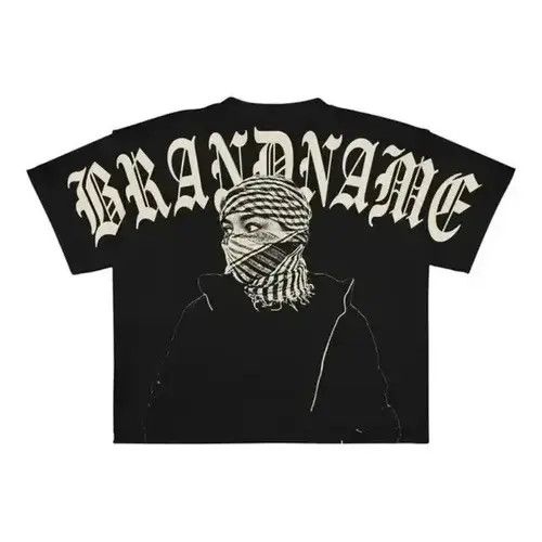 Japanese Brand Harajuku T shirt Men Hip Hop Gothic Graphic Size US L / EU 52-54 / 3 - 2 Thumbnail