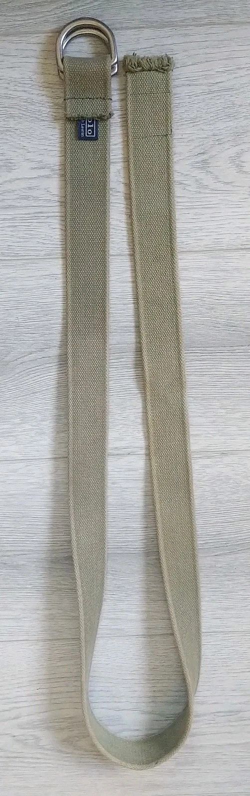 Polo Ralph Lauren Sportsman Polo Ralph Lauren Canvas Belt Olive Brass Buckle Size 46 - 6 Thumbnail