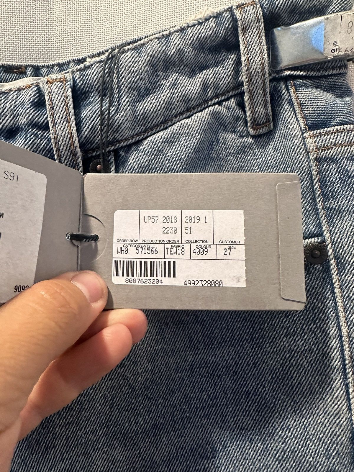 Balenciaga Balenciaga Light Wash jeans Size US 27 - 5 Thumbnail