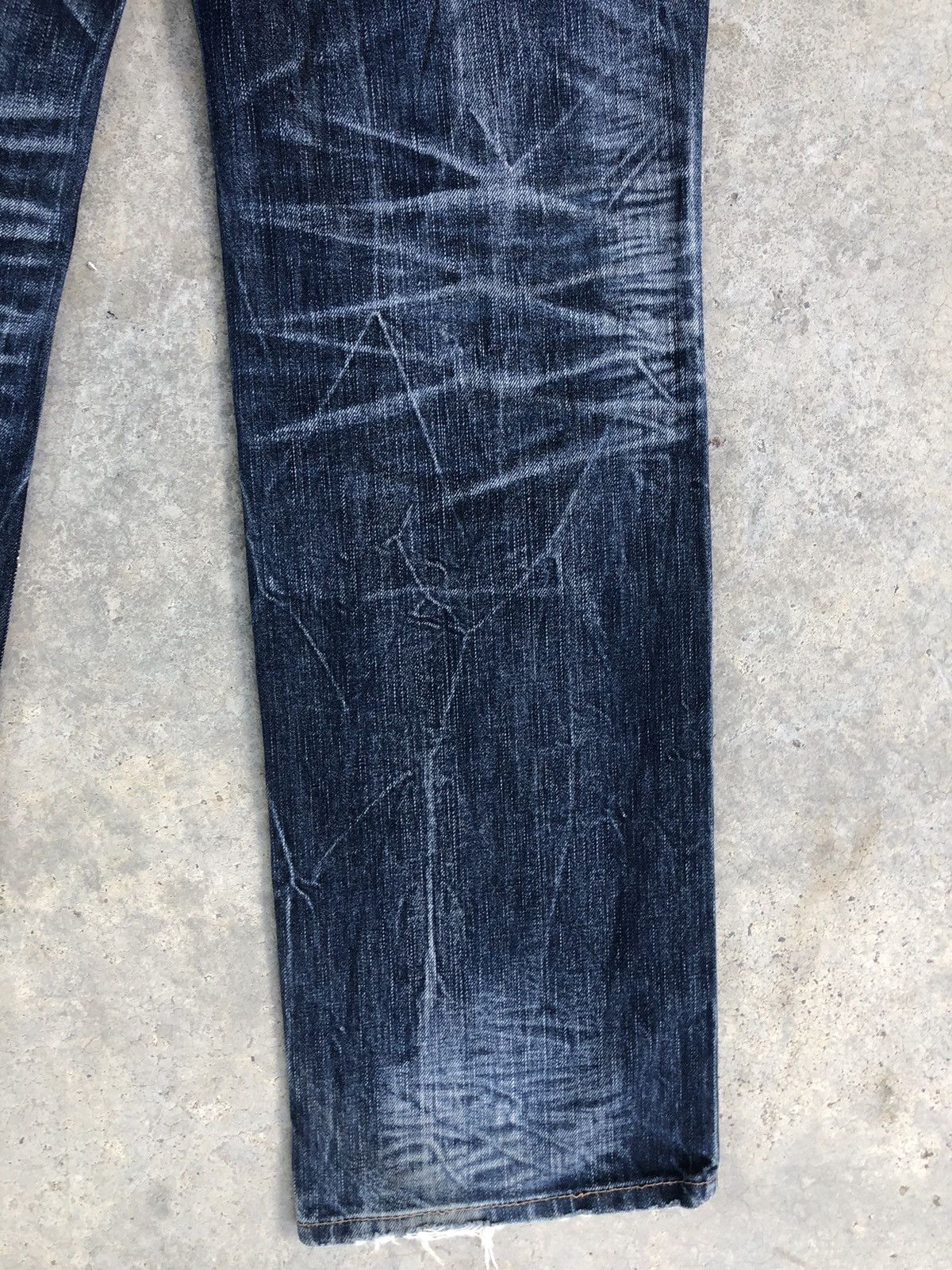 Japanese Brand Japanese Skulls Embroidered Jeans Distressed Jeans Patchwork Size US 37 - 13 Thumbnail