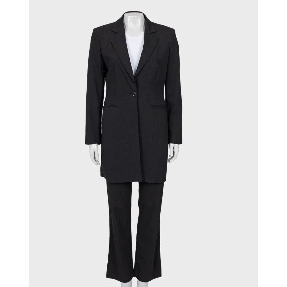 Gianfranco Ferre Gianfranco Ferré Black Wool Suit - US8/L Size L / US 10 / IT 46 - 1 Thumbnail