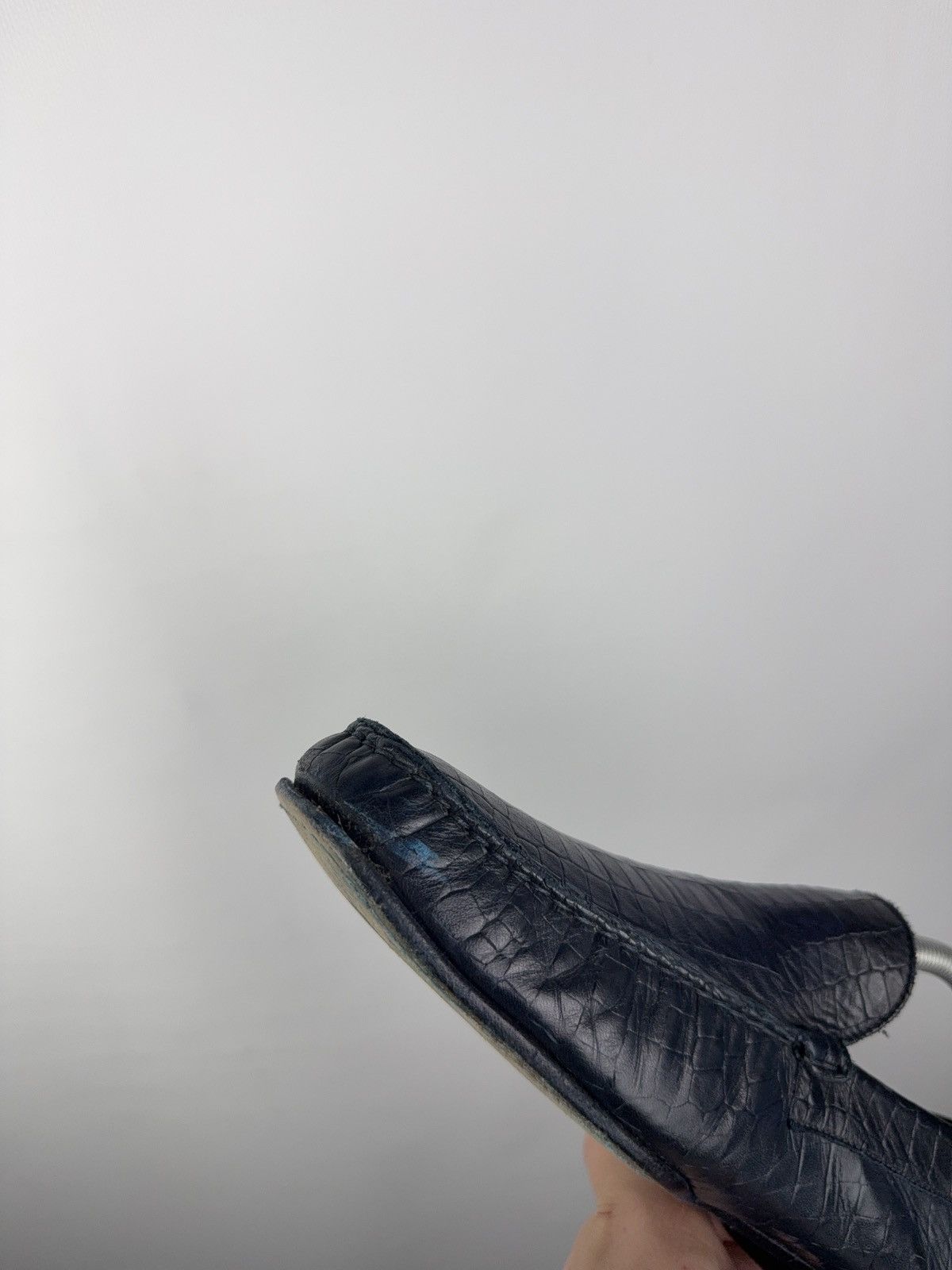 Corneliani Corneliani Crocodile Embossed Leather Loafers Made in Italy Size US 10 / EU 43 - 5 Thumbnail