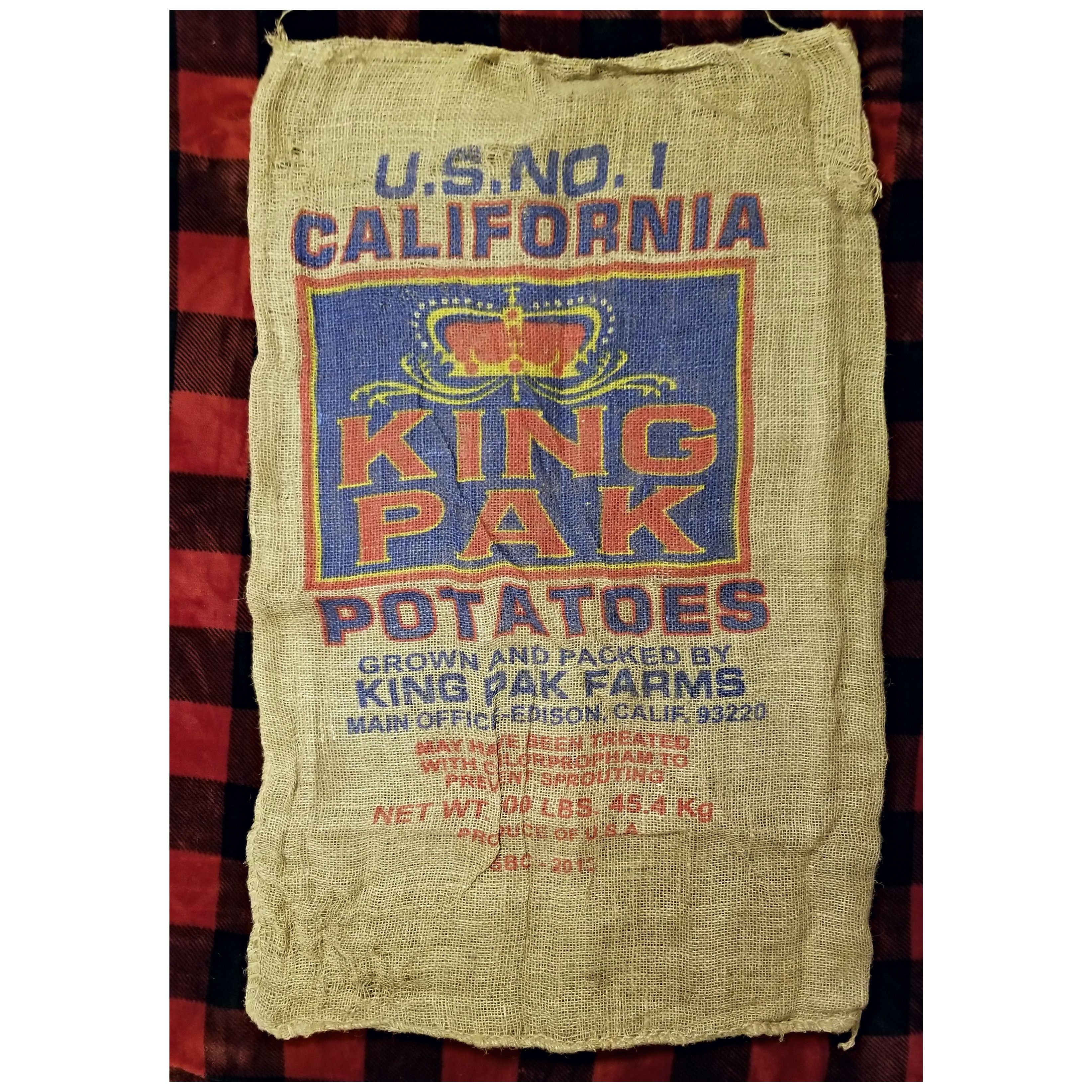 LVC VINTAGE POTATO SACK WITH PRINTED GRAPHICS Size ONE SIZE - 3 Thumbnail