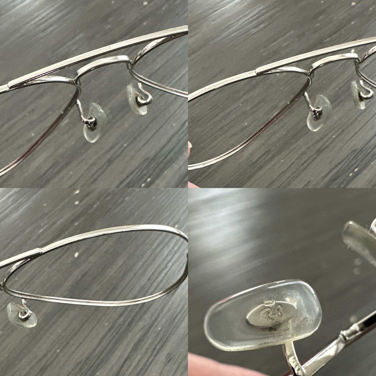 Vintage VINTAGE Ray-Ban RB3025 Aviator Large Metal Sunglasses Frame Only Gunmetal Italy 55 14 Adult Unisex 58mm Lens Socket Width 125mm Temple Size ONE SIZE - 8 Thumbnail