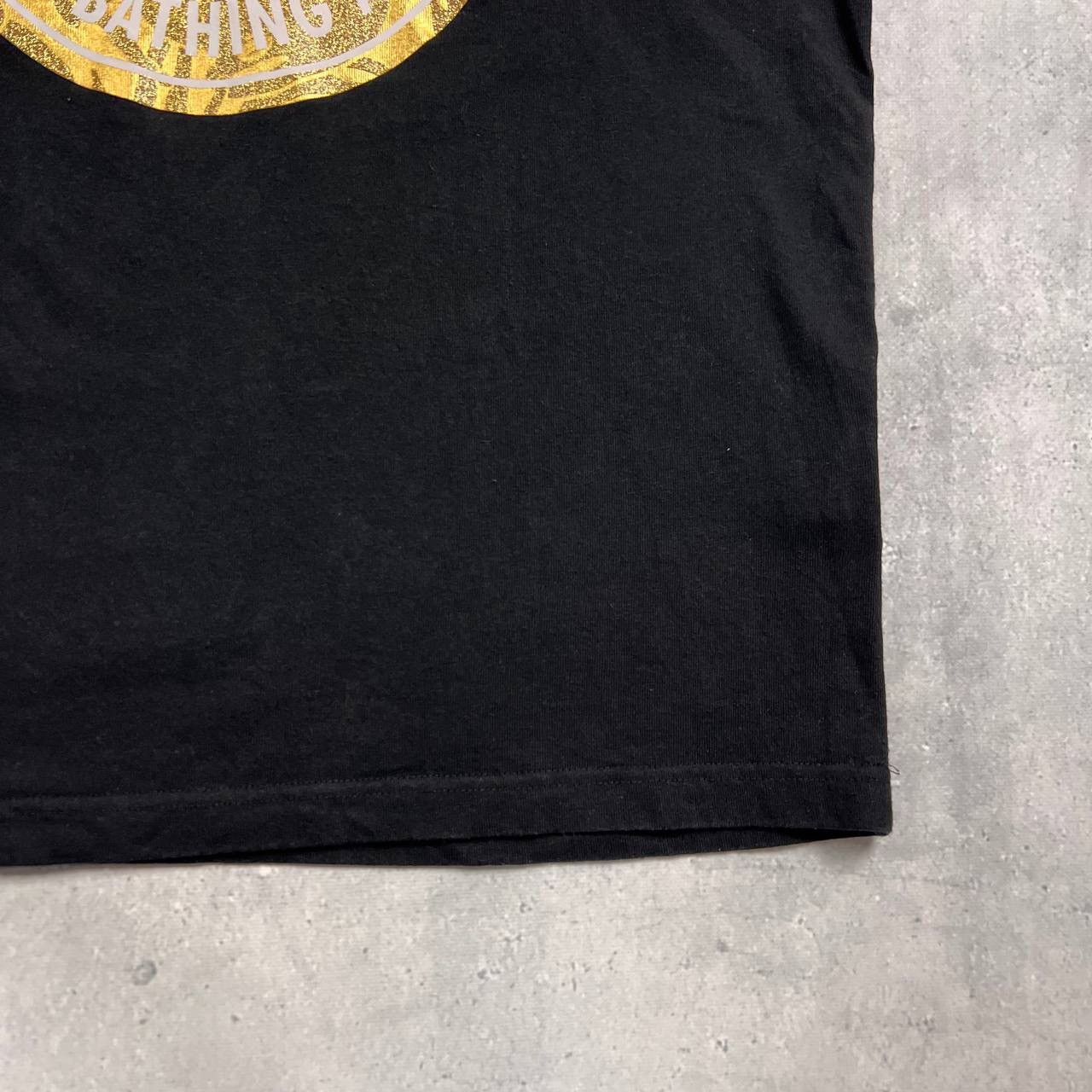 Aape AAPE by A Bathing Ape Gold Logo Universe T Shirt Black Size US S / EU 44-46 / 1 - 13 Thumbnail