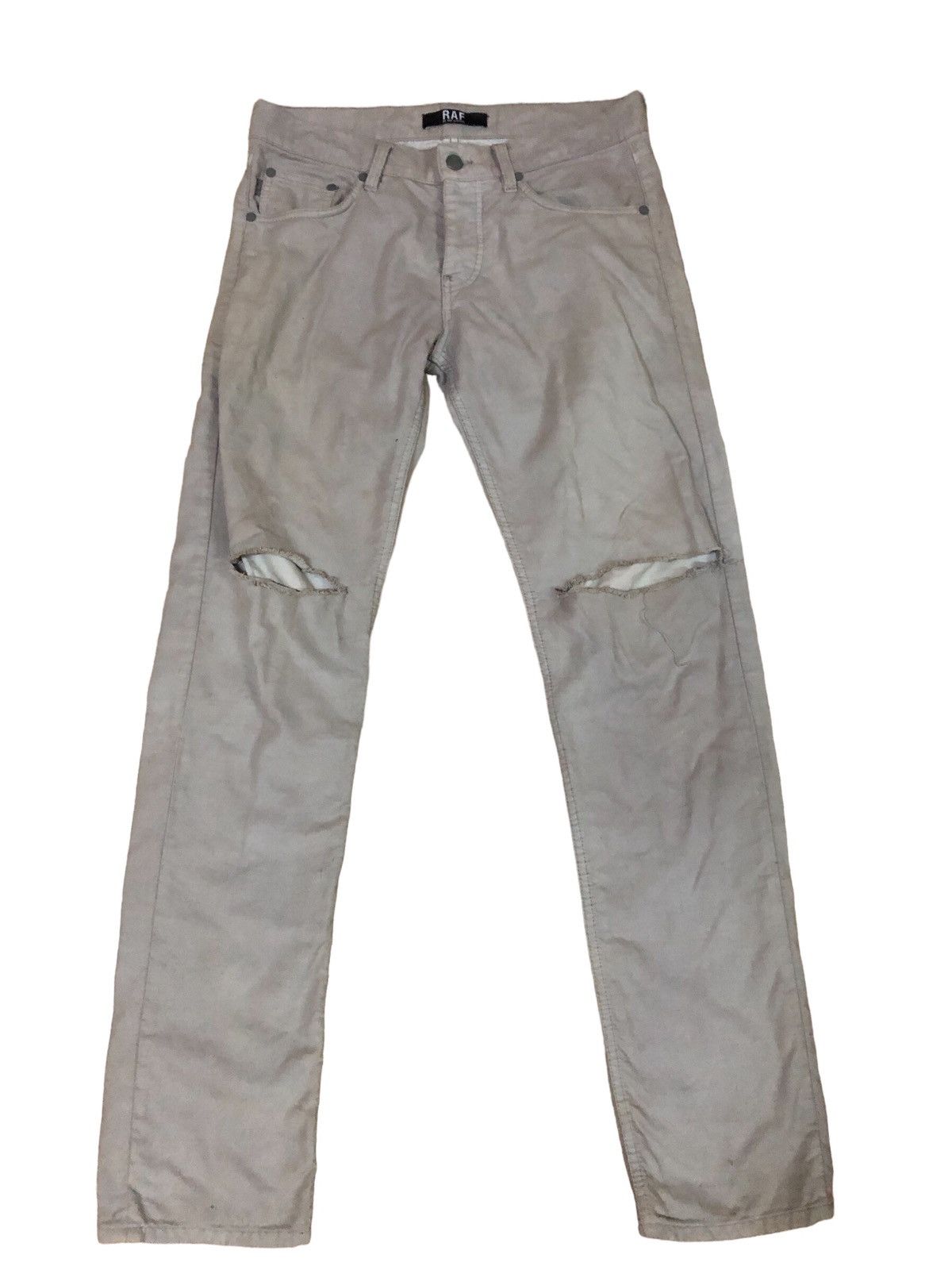 Archival Clothing Raf by Raf Simons Distressed Pants | Grailed