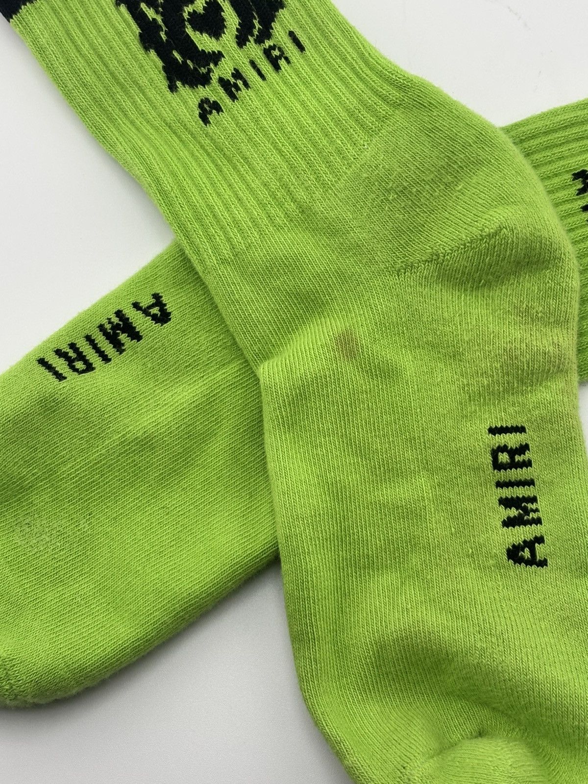 Amiri AMIRI SOCKS GREEN Size ONE SIZE - 6 Thumbnail