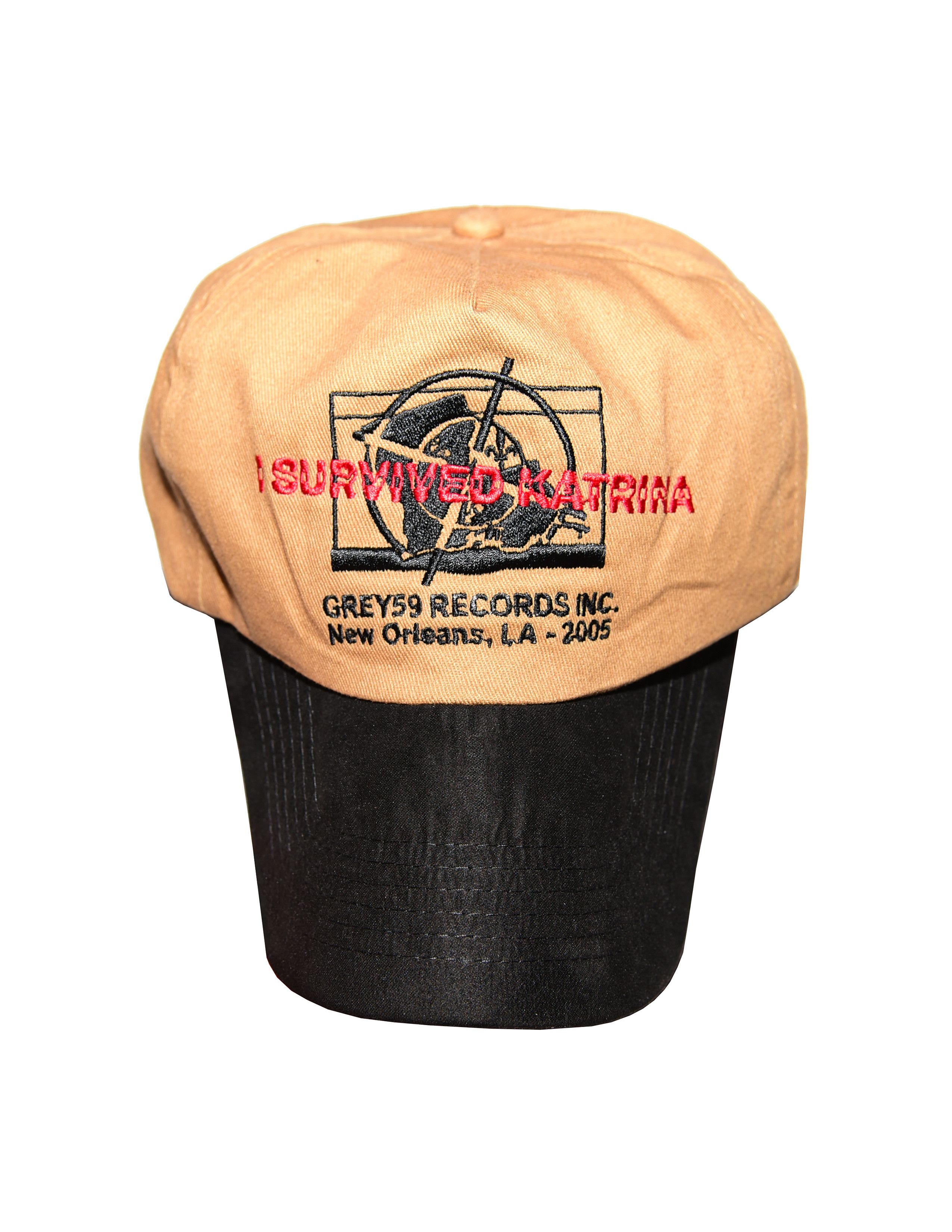 GREY59 "I survived Katrina" Duckbill Hat