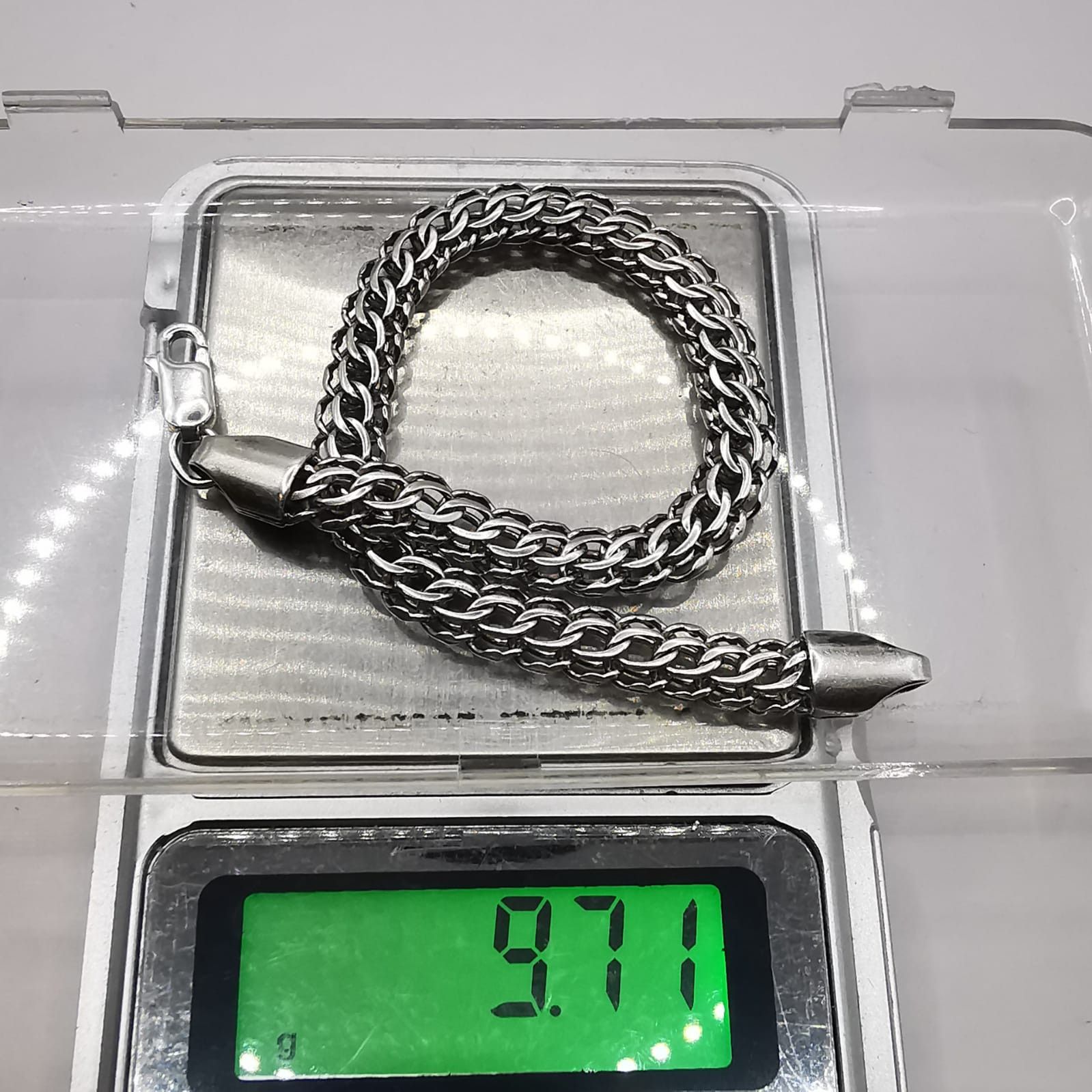 Sterling Silver Vintage Bracelet Jewelry,925 Sterling Silver 9,71g Size ONE SIZE - 5 Thumbnail