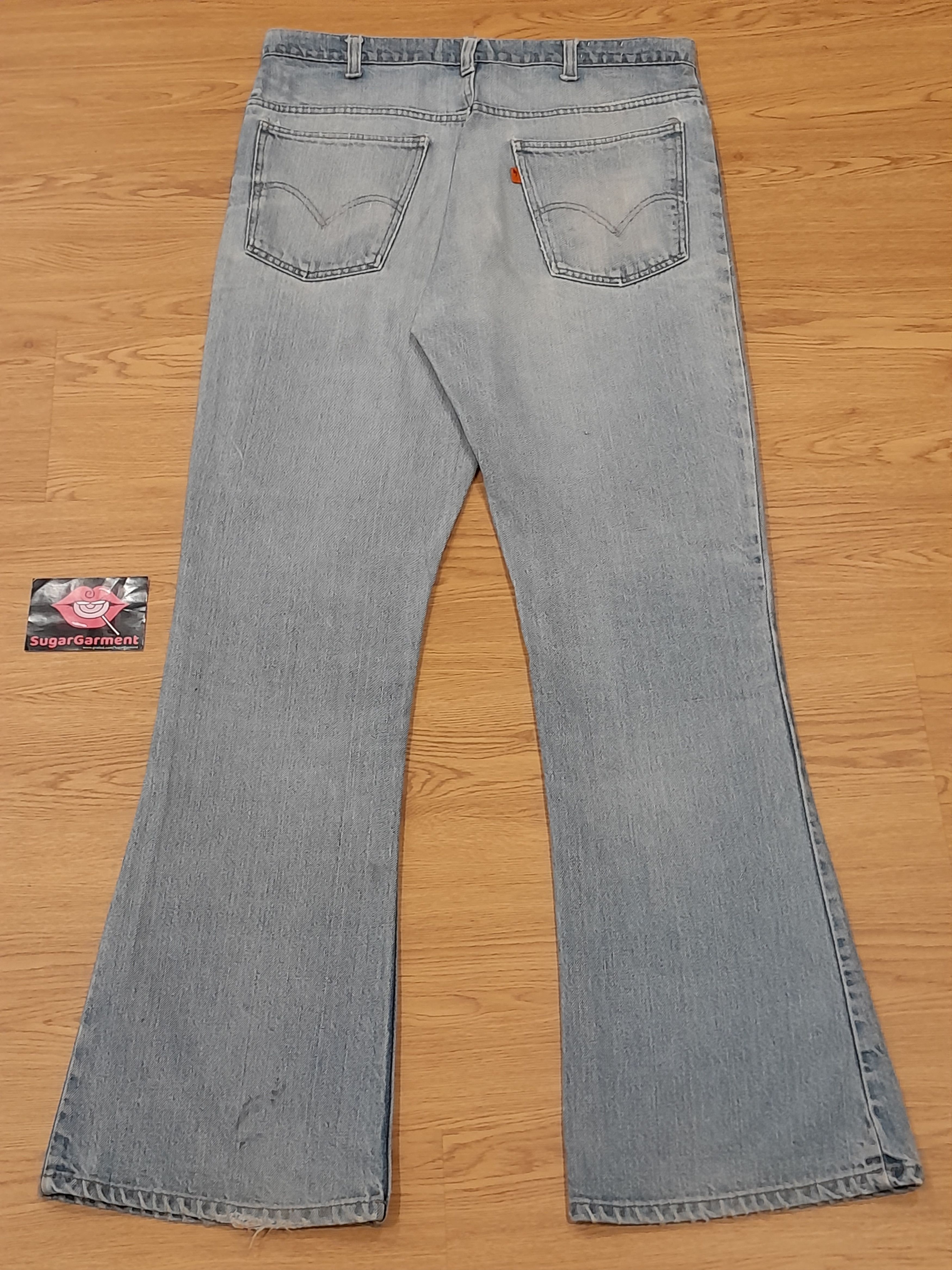 Levi's Levis 646 Bell Bottom Flare Bootcut TALON Orange Tab Jeans Size US 30 / EU 46 - 15 Thumbnail