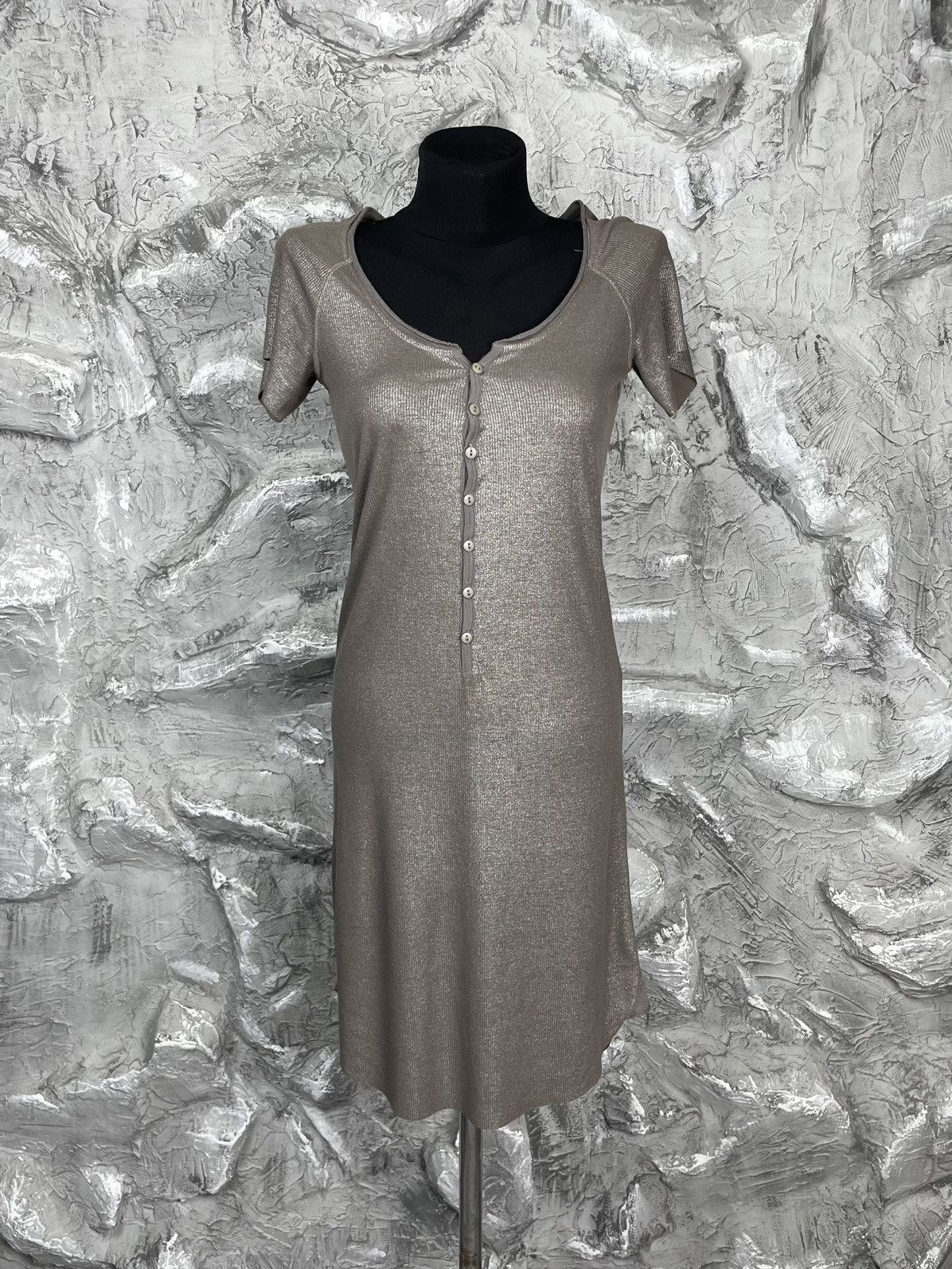 Japanese Brand × Le Grande Bleu (L.G.B.) L.G.B Glamour Shiny Blouse Dress Japanese Archive Y2K Size S / US 4 / IT 40 - 2 Thumbnail