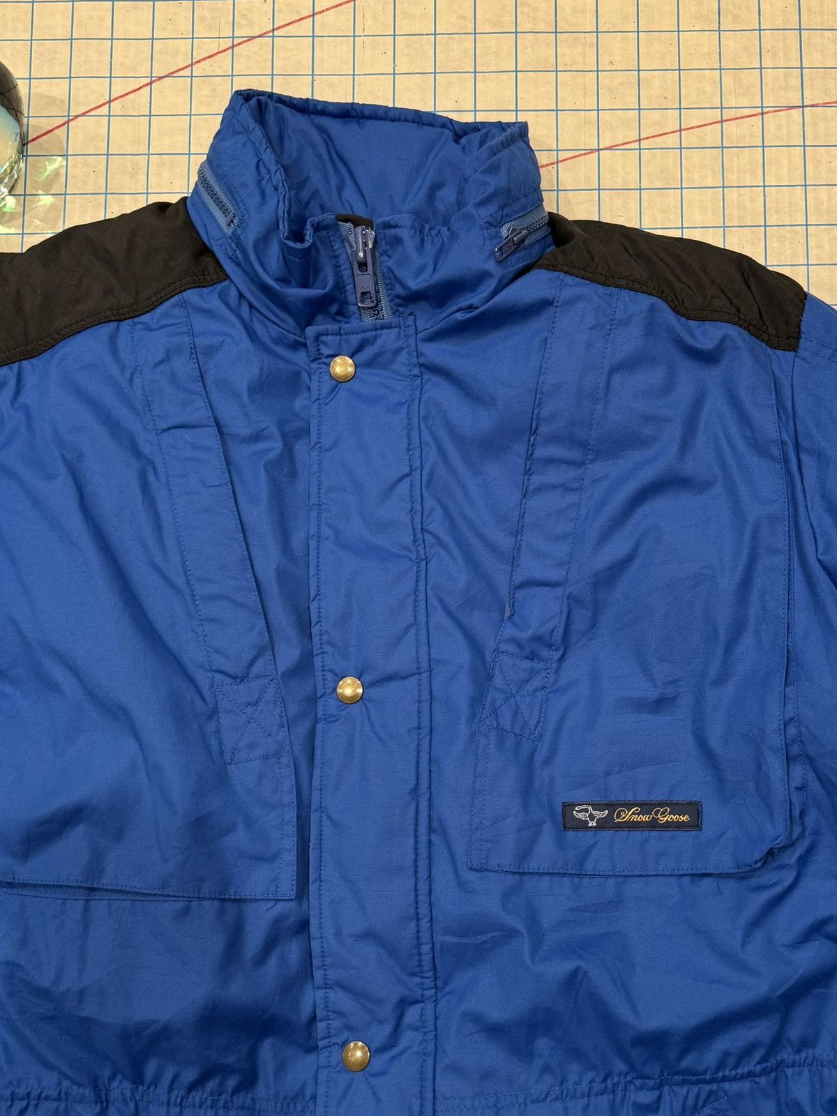Canada Goose Vintage Snow Goose Down Puffer Jacket Black and Blue Large Size US L / EU 52-54 / 3 - 4 Thumbnail