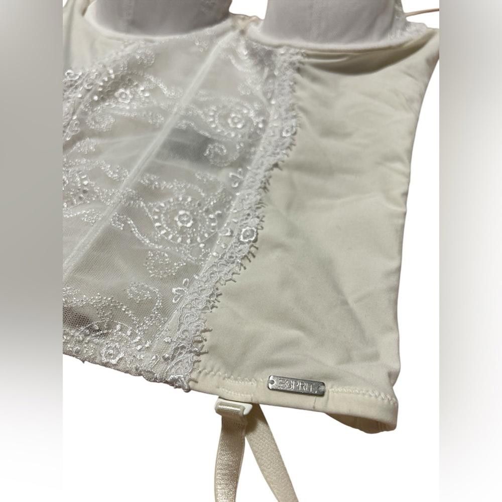 Esprit Elegant Off-White Lace Corset - Sheer long Sleeves set Size S / US 4 / IT 40 - 8 Thumbnail