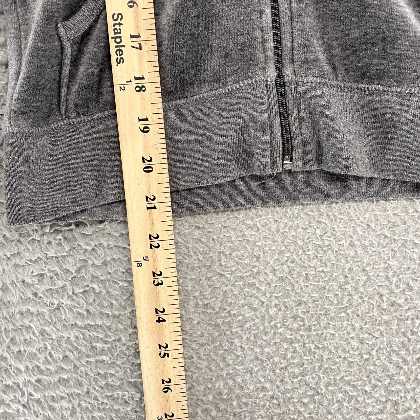 Juicy Couture VINTAGE Juicy Couture Hoodie Womens S Gray Velour Born Juicy Full Zip Glitter Size S / US 4 / IT 40 - 5 Thumbnail