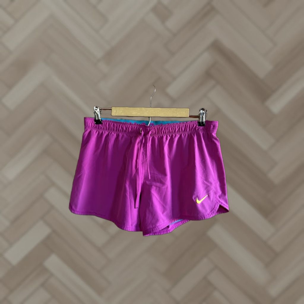 Nike Nike Womens Purple Running Shorts Lined Dri-Fit Athletic Size Medium Size 32" / US 10 / IT 46 - 1 Thumbnail