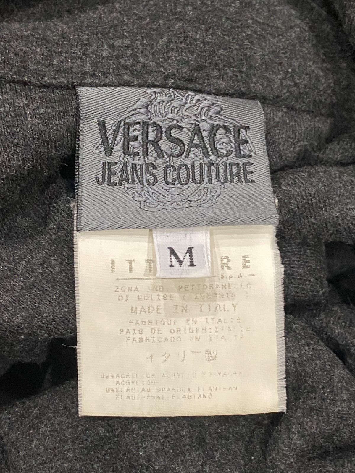 Versace × Versace Jeans Couture Rare🔥VERSACE JEANS COUNTER Long Sleeve Half Zip Shirt Polo Size US M / EU 48-50 / 2 - 15 Thumbnail