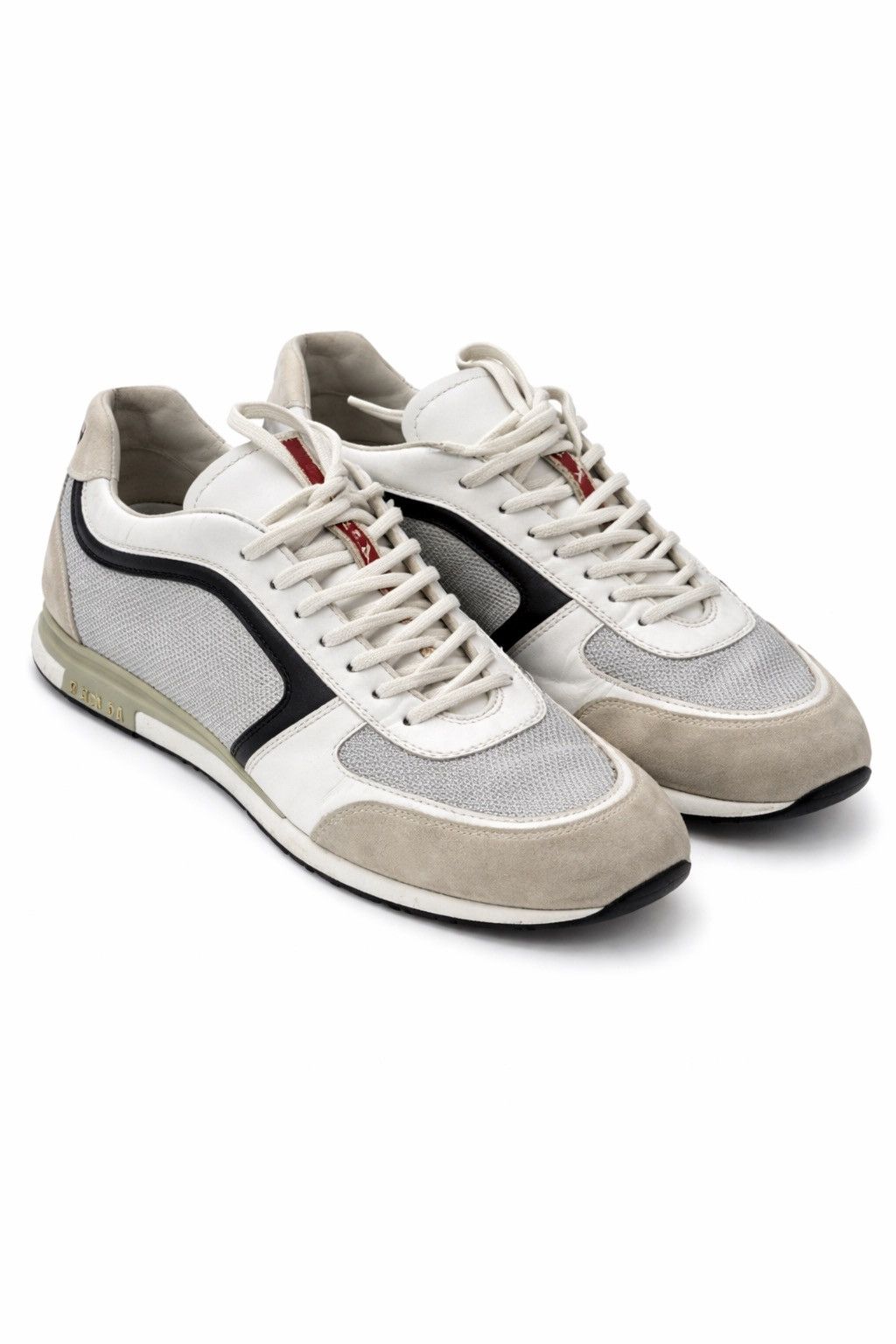 Prada Prada Leather Sneakers Shoes Tab Logo Luxury Y2K Size US 9 / EU 42 - 1 Thumbnail