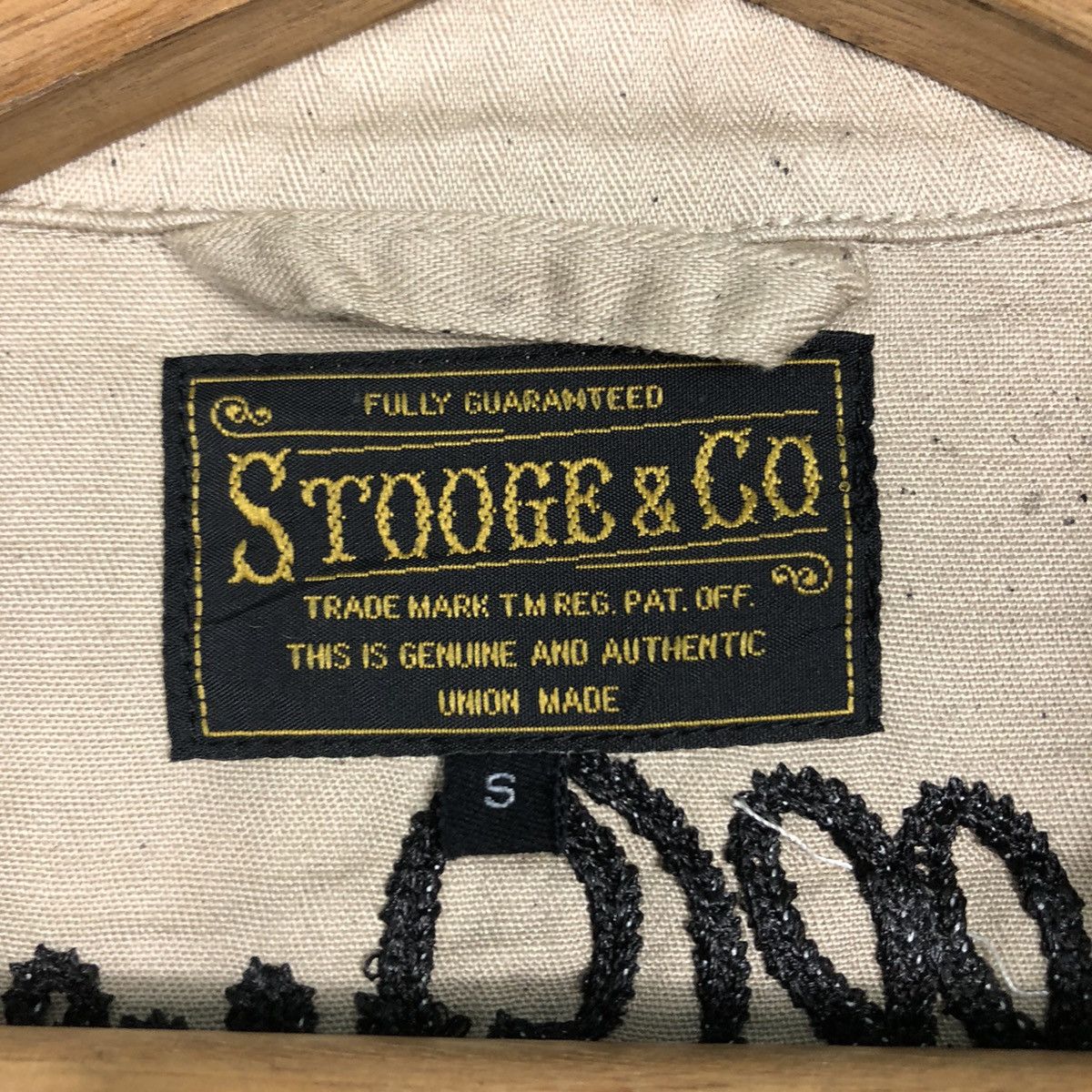 Japanese Brand 📌Vintage Stooge & Co Biker Jacket Big Logo Cafe Racer Size US S / EU 44-46 / 1 - 21 Thumbnail