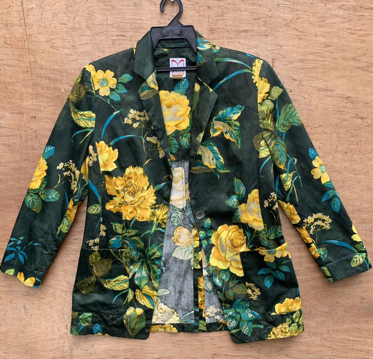 Vintage Vintage Mondi Business Floral Full Print Blazzer Size M / US 6-8 / IT 42-44 - 19 Thumbnail