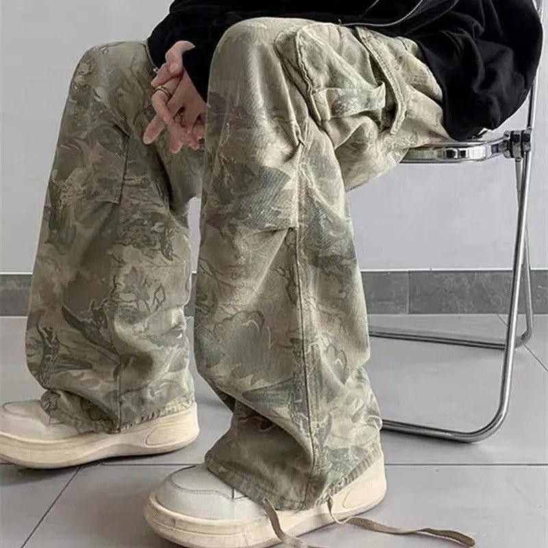 Vintage Camouflage Baggy Cargo Pants Size US 30 / EU 46 - 4 Thumbnail