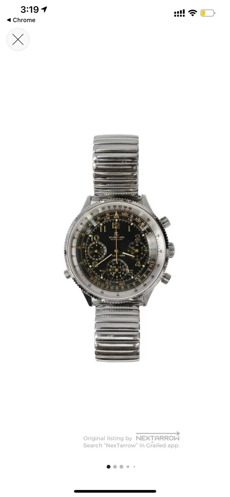 Helmut Lang Helmut Lang Pilot Chronograph Size ONE SIZE - 2 Thumbnail