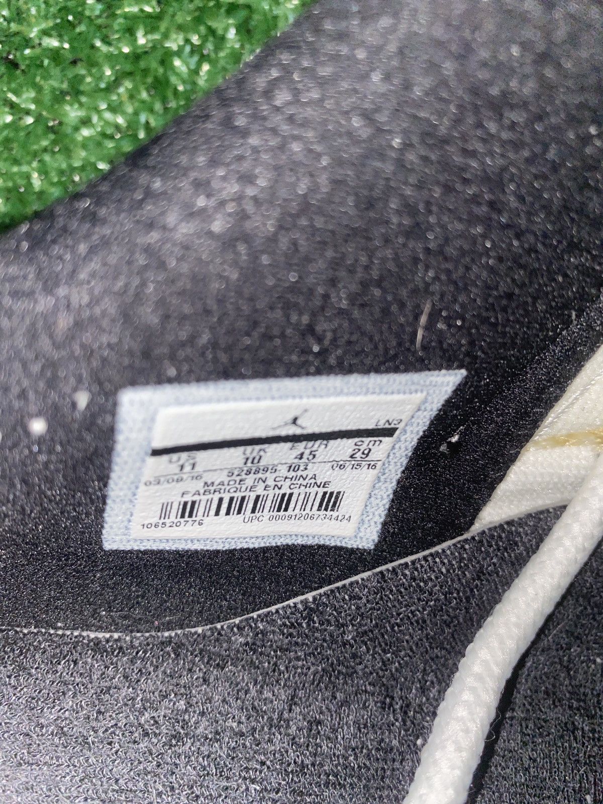 jordan closing ceremony shoes