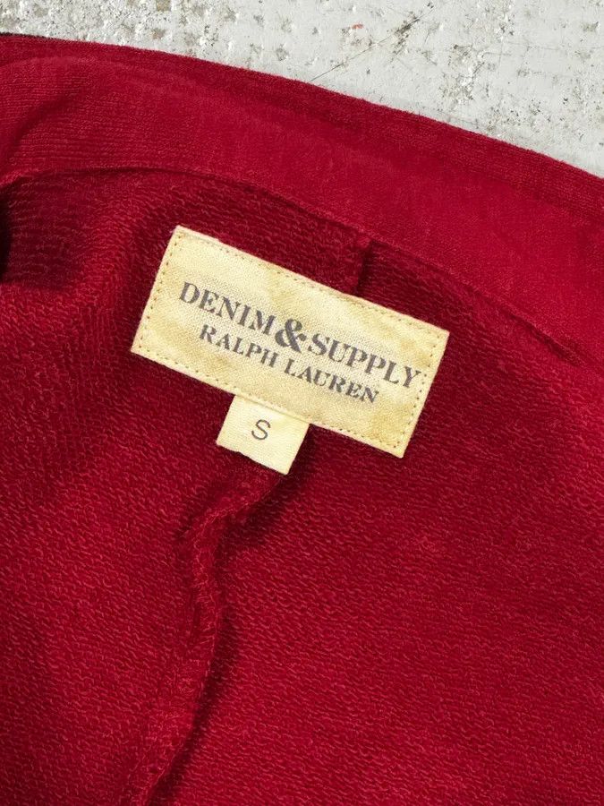 Polo Ralph Lauren Ralph Lauren Red & Black Buttoned Officer Zip-Up Jacket Size M / US 6-8 / IT 42-44 - 12 Thumbnail