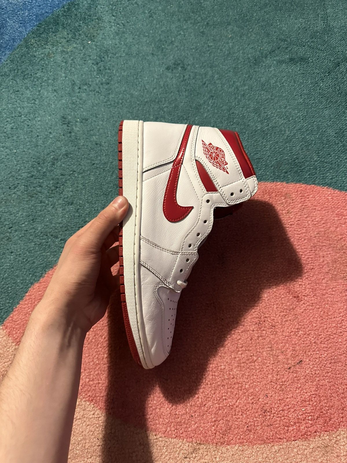 Jordan Brand Air Jordan 1 Retro Metallic Red (2017) Size US 11.5 / EU 44-45 - 4 Thumbnail