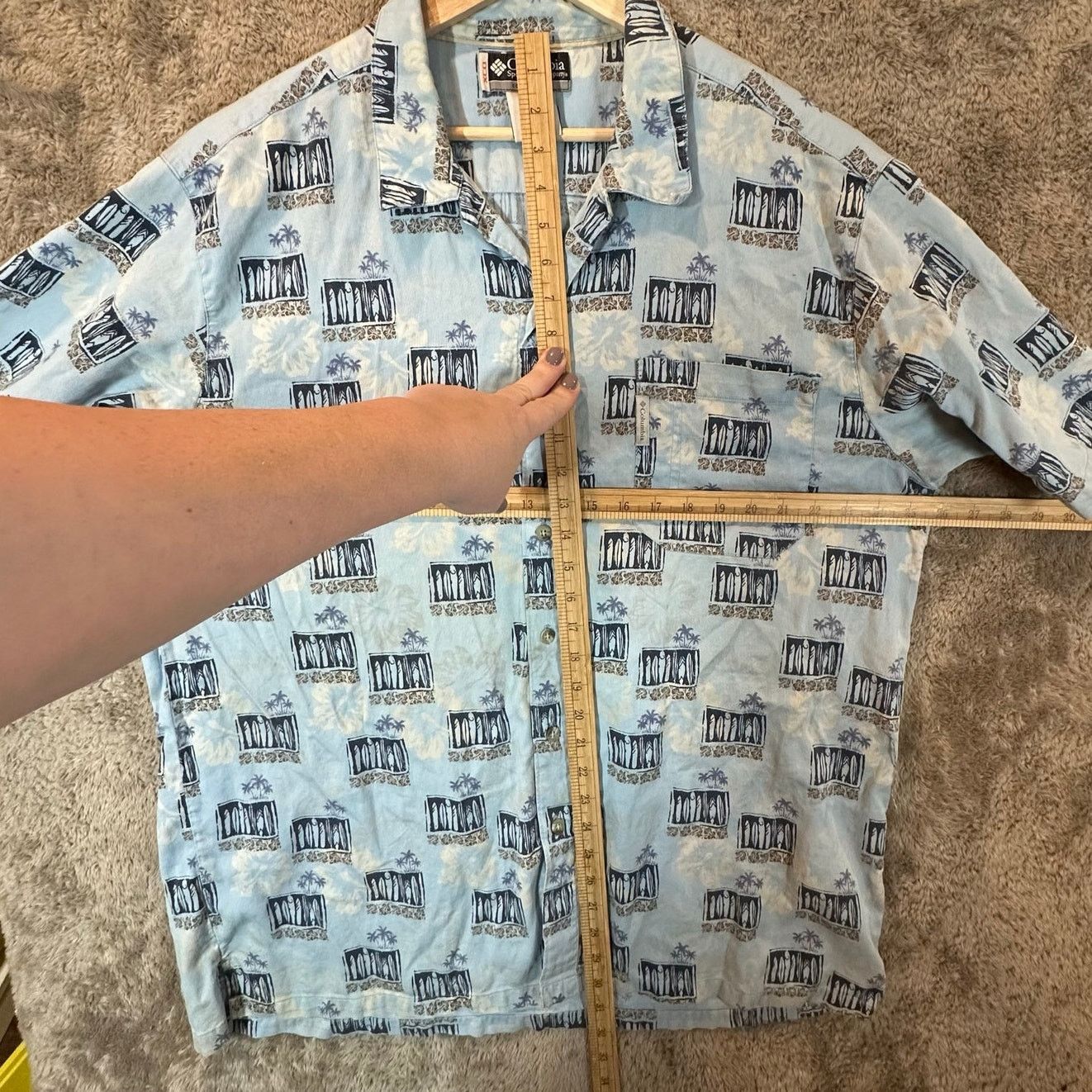 Columbia Columbia XCO Short Sleeve Camp Shirt Hawaiian Men's XXL 2X Size US XXL / EU 58 / 5 - 7 Thumbnail