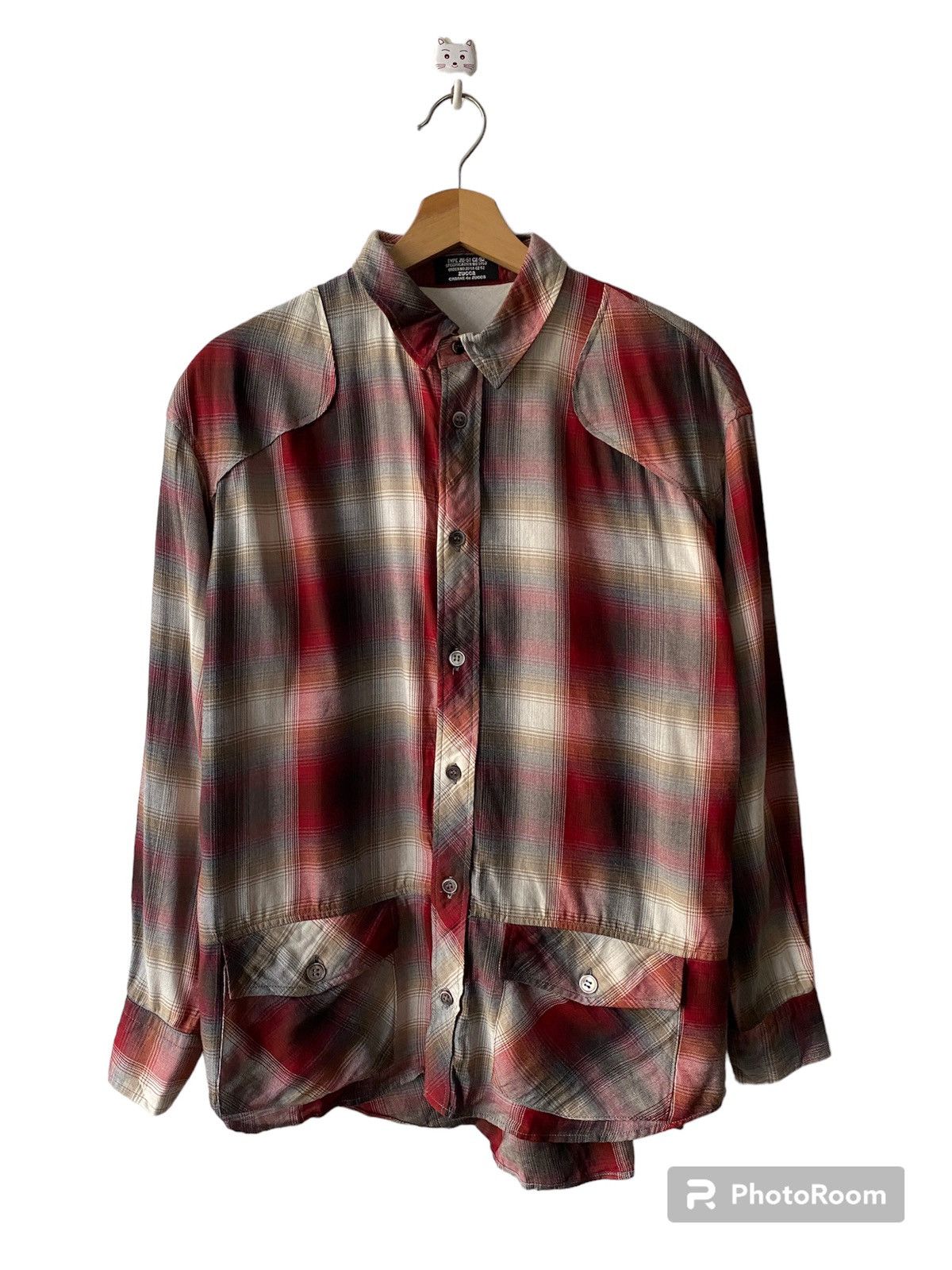 CABANE de ZUCCa Vintage Cabane De Zucca By Issey Miyake Button Up Shirt Size US L / EU 52-54 / 3 - 1 Thumbnail