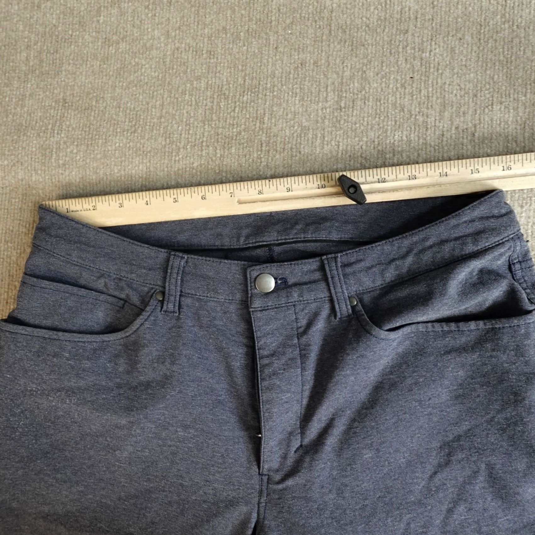 Lululemon Lululemon Mens Pants 32 Blue ABC Skinny Tech Canvas 34 Pant Shoes? Size US 32 / EU 48 - 7 Thumbnail