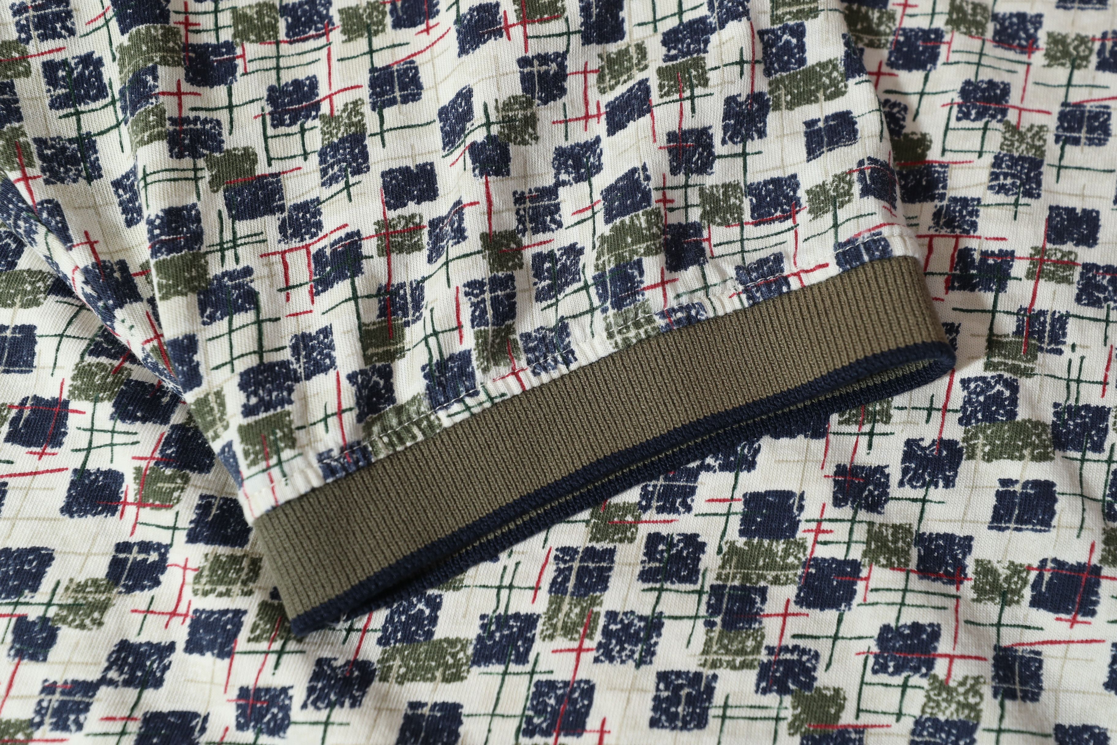 Puritan Puritan Vintage Pattern Polo (L) Size US L / EU 52-54 / 3 - 6 Thumbnail