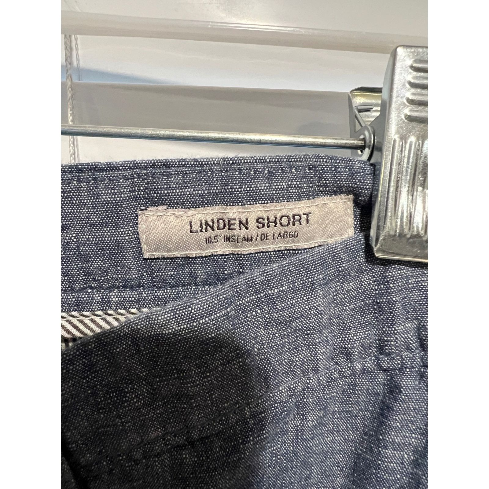 Other Goodfellow & Co. Men's Linden Short Blue Cotton Blend Size 4 Size US 40 / EU 56 - 3 Thumbnail