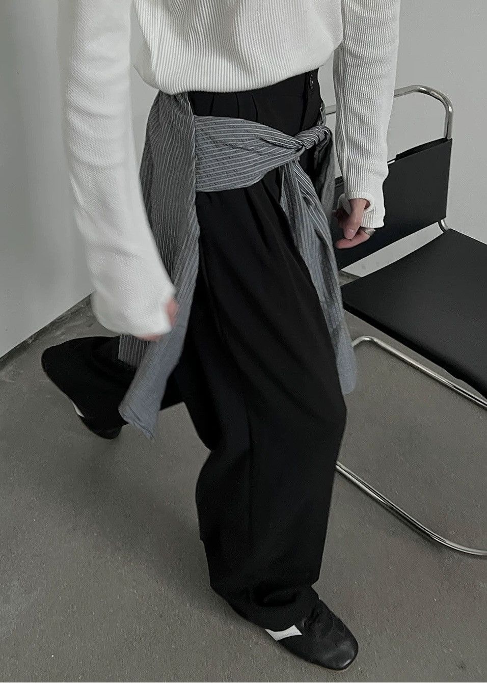 Japanese Brand × Vintage Outdoor retro cleanfit shirt tied loose fit pants Size US 32 / EU 48 - 3 Thumbnail