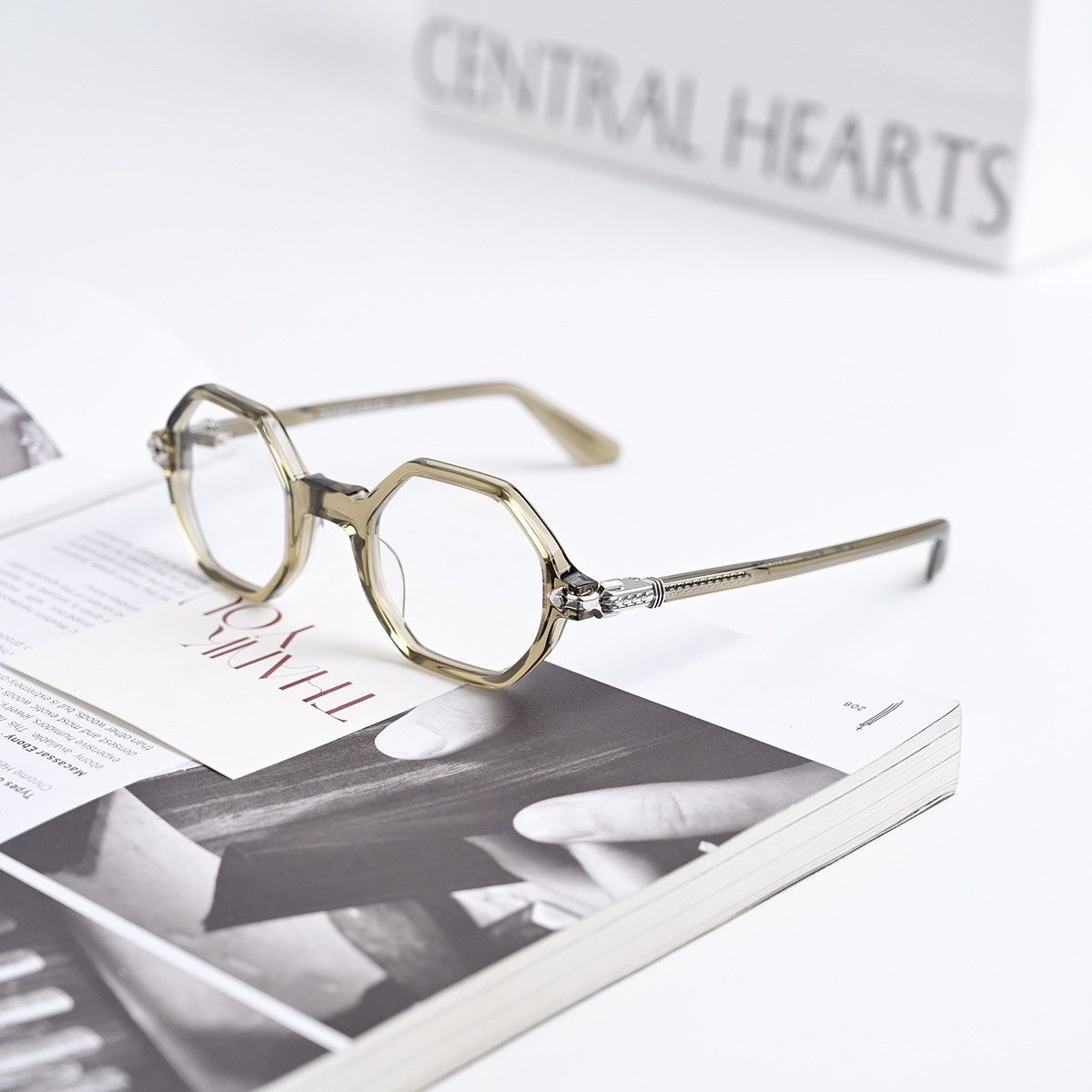 CHROME HEARTS CLITCO ARMY GLASSES