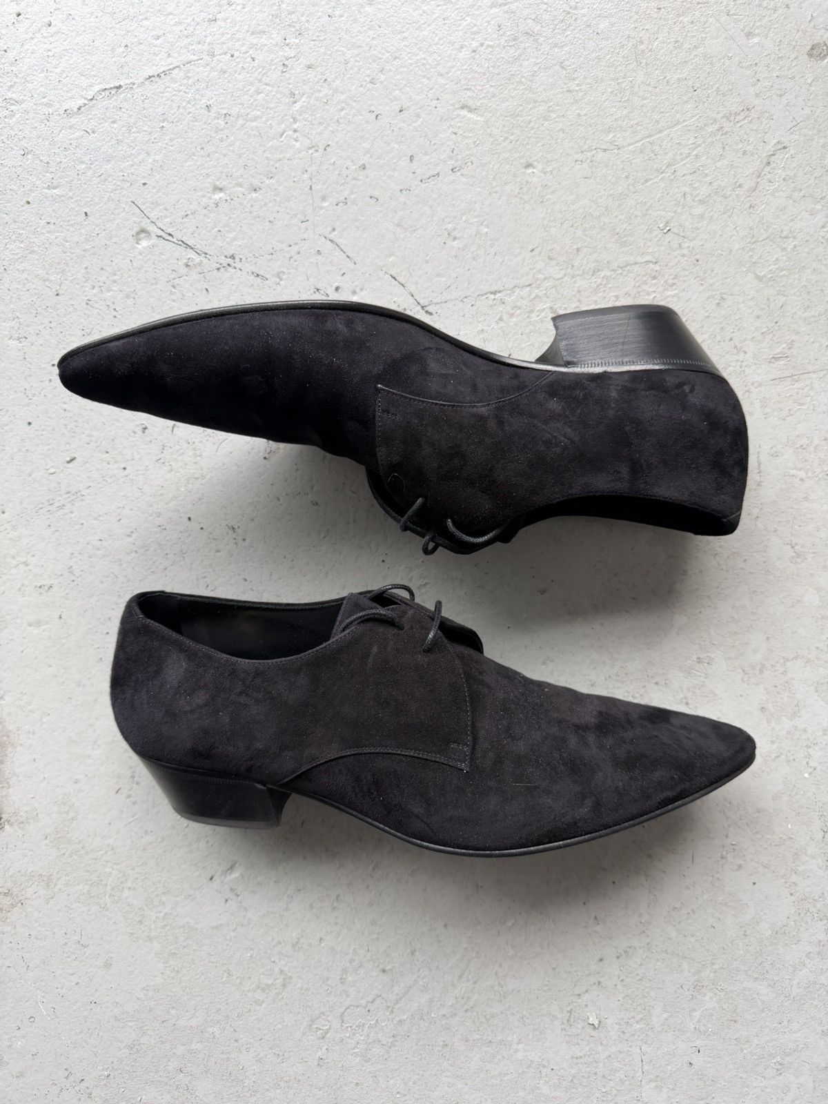 Saint Laurent Paris Lace Up Suede Derby - www.qualitysolucao 