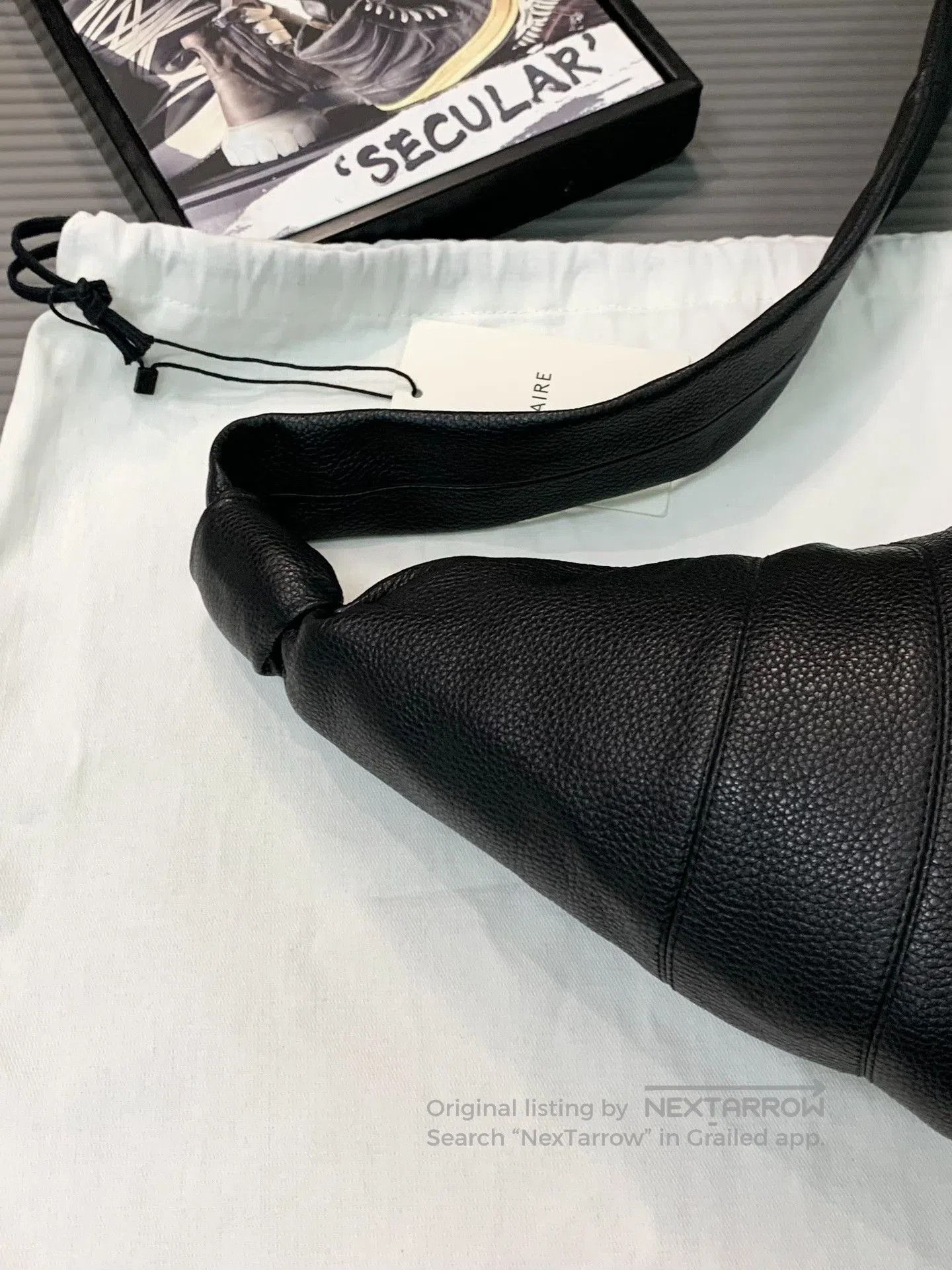 Lemaire Lemaire 2024 Medium Black Croissant Bag. Size ONE SIZE - 8 Thumbnail
