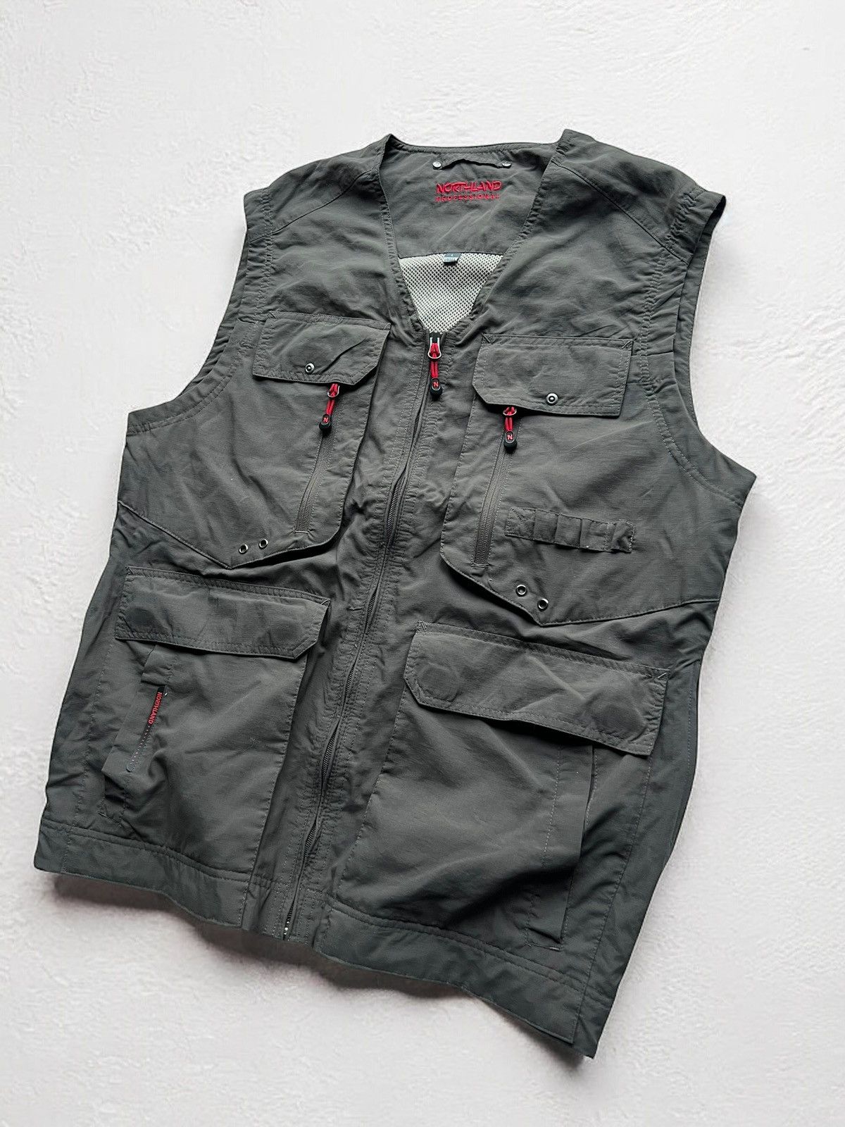 Other VINTAGE GREY NYLON VEST OUTDOOR OAKLEY STYLE NORTHLAND Size US L / EU 52-54 / 3 - 2 Thumbnail