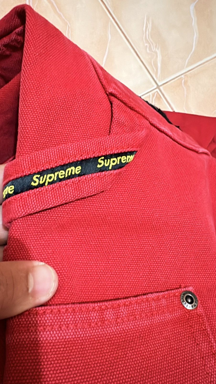 Supreme Supreme canvas old English double knee painter pants Size US 36 / EU 52 - 9 Thumbnail